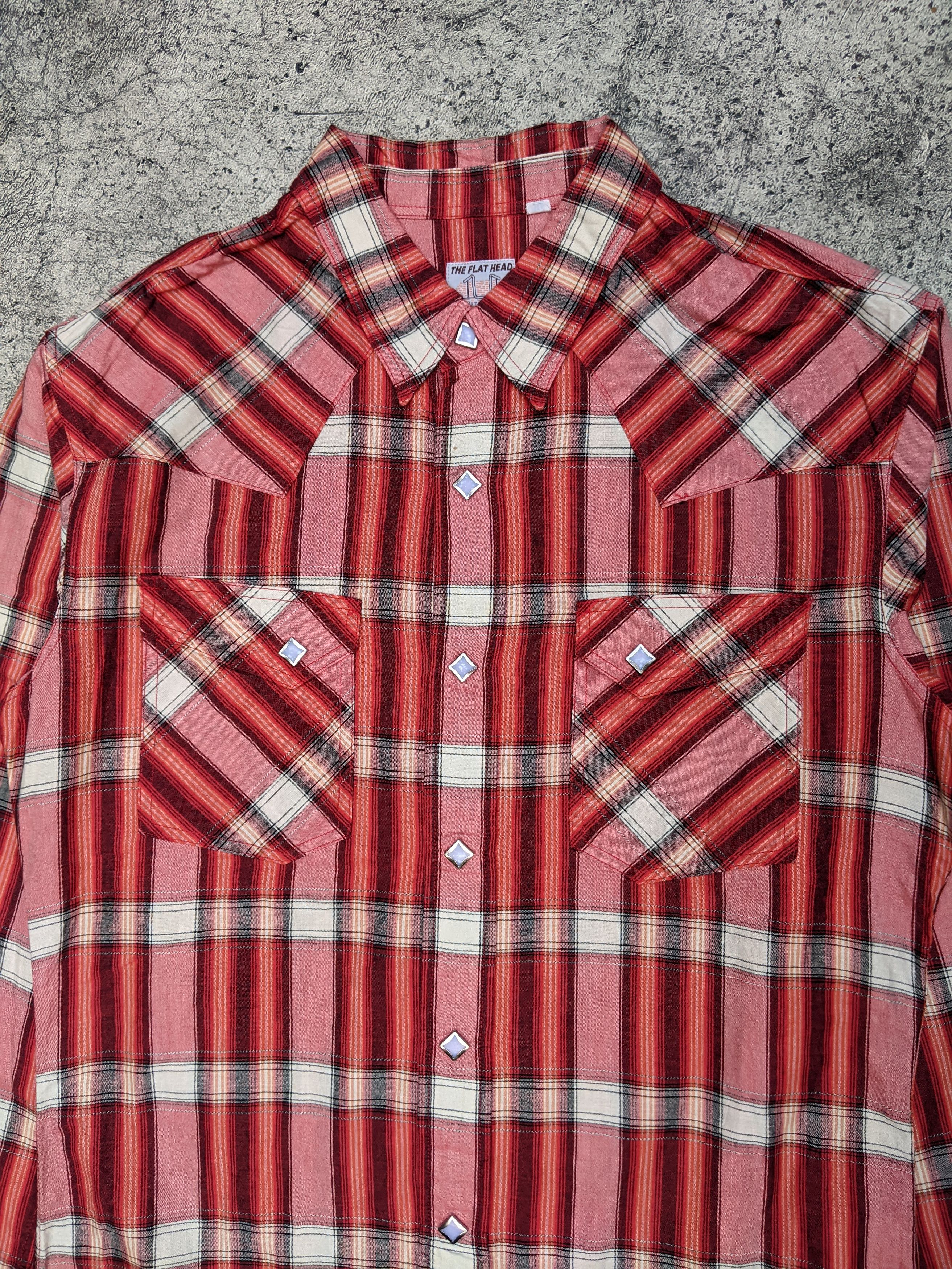 The Flat Head Flat Head Western Plaid Shirt Size US XS / EU 42 / 0 - 2 Thumbnail