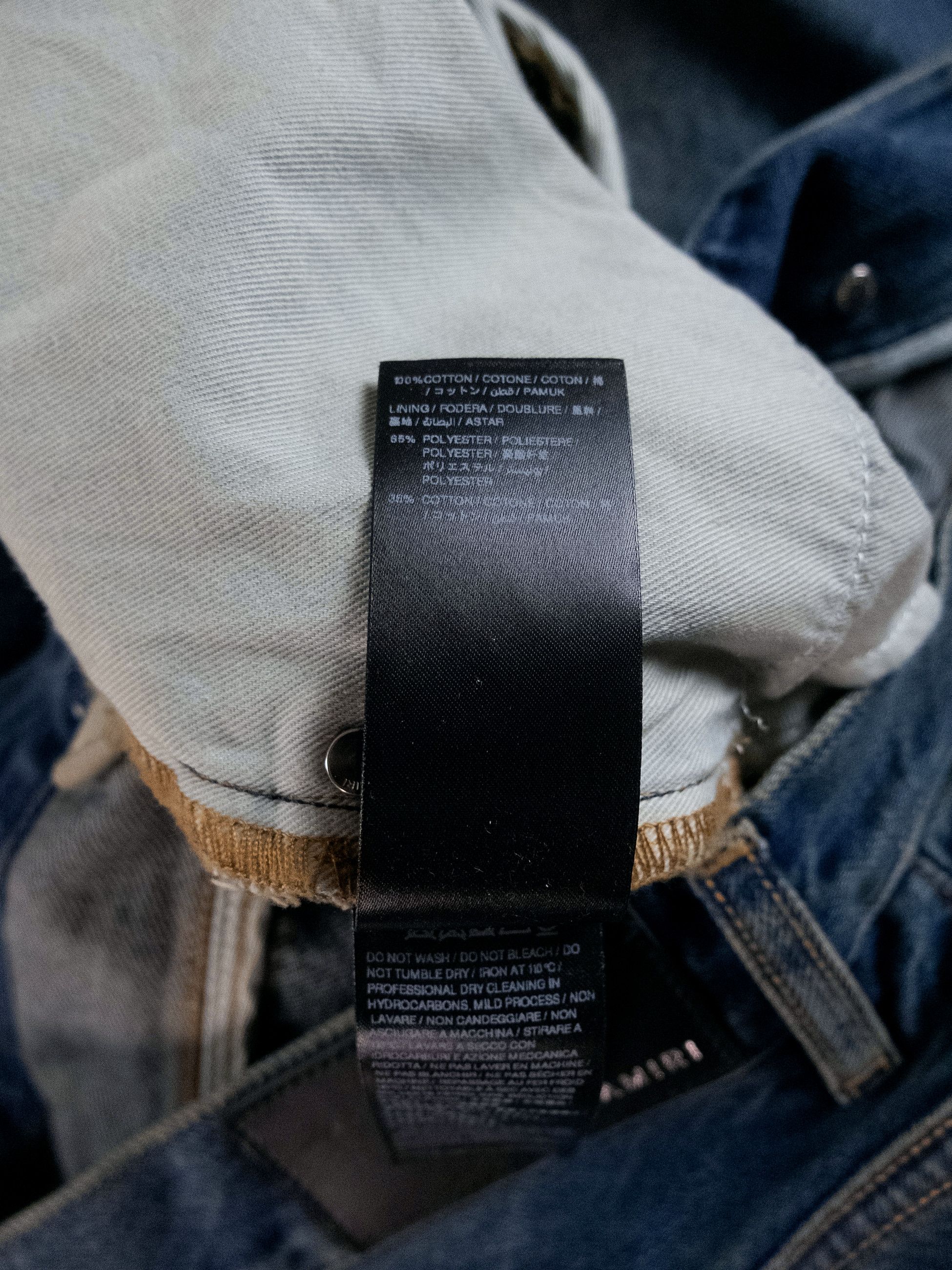 Amiri AMIRI dark blue released hem straight jeans Size 32 Size US 32 / EU 48 - 10 Thumbnail