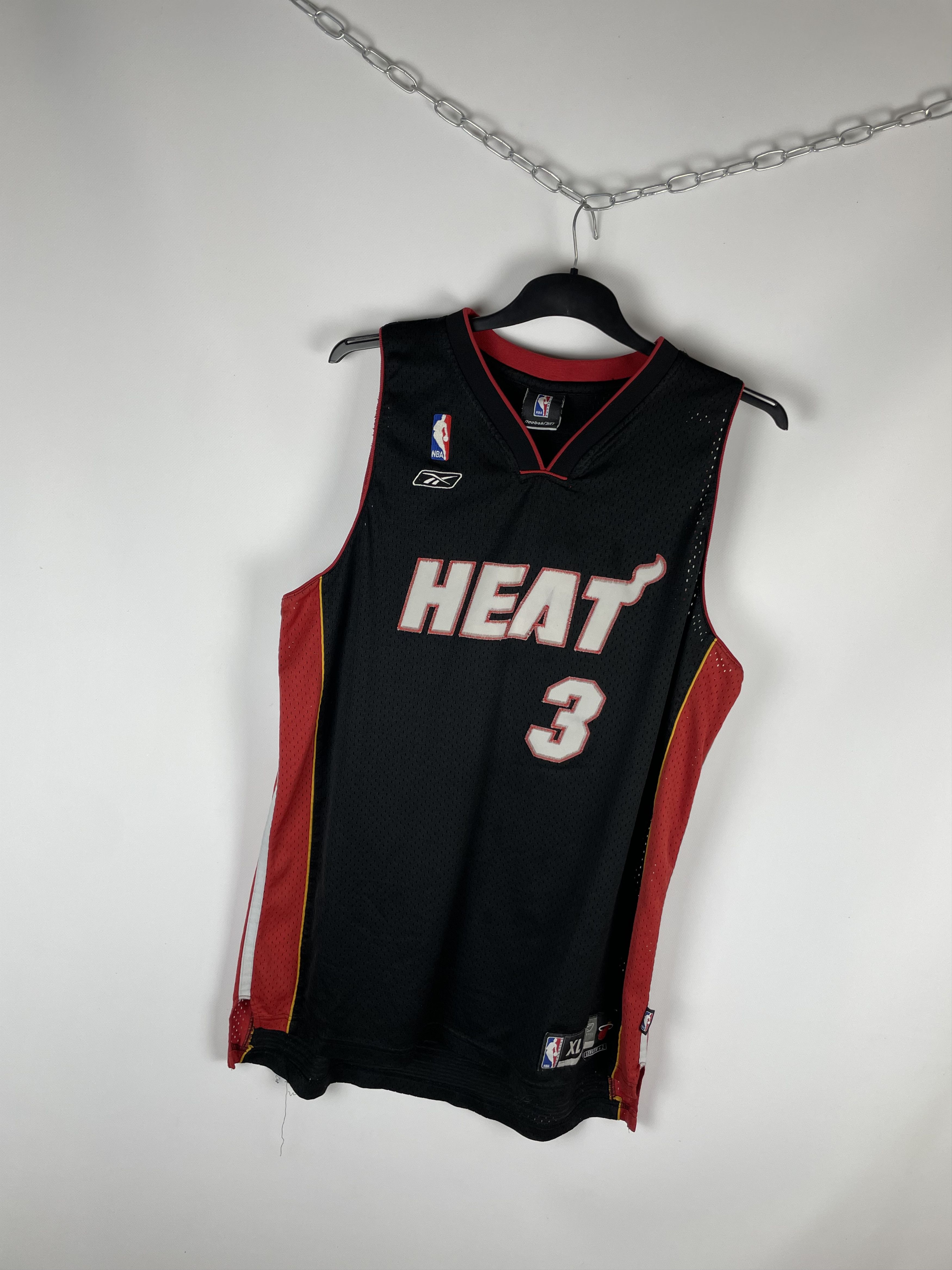 NBA Miami Heat Dwayne Wade #3 Reebok Jersey Size US XL / EU 56 / 4 - 2 Thumbnail