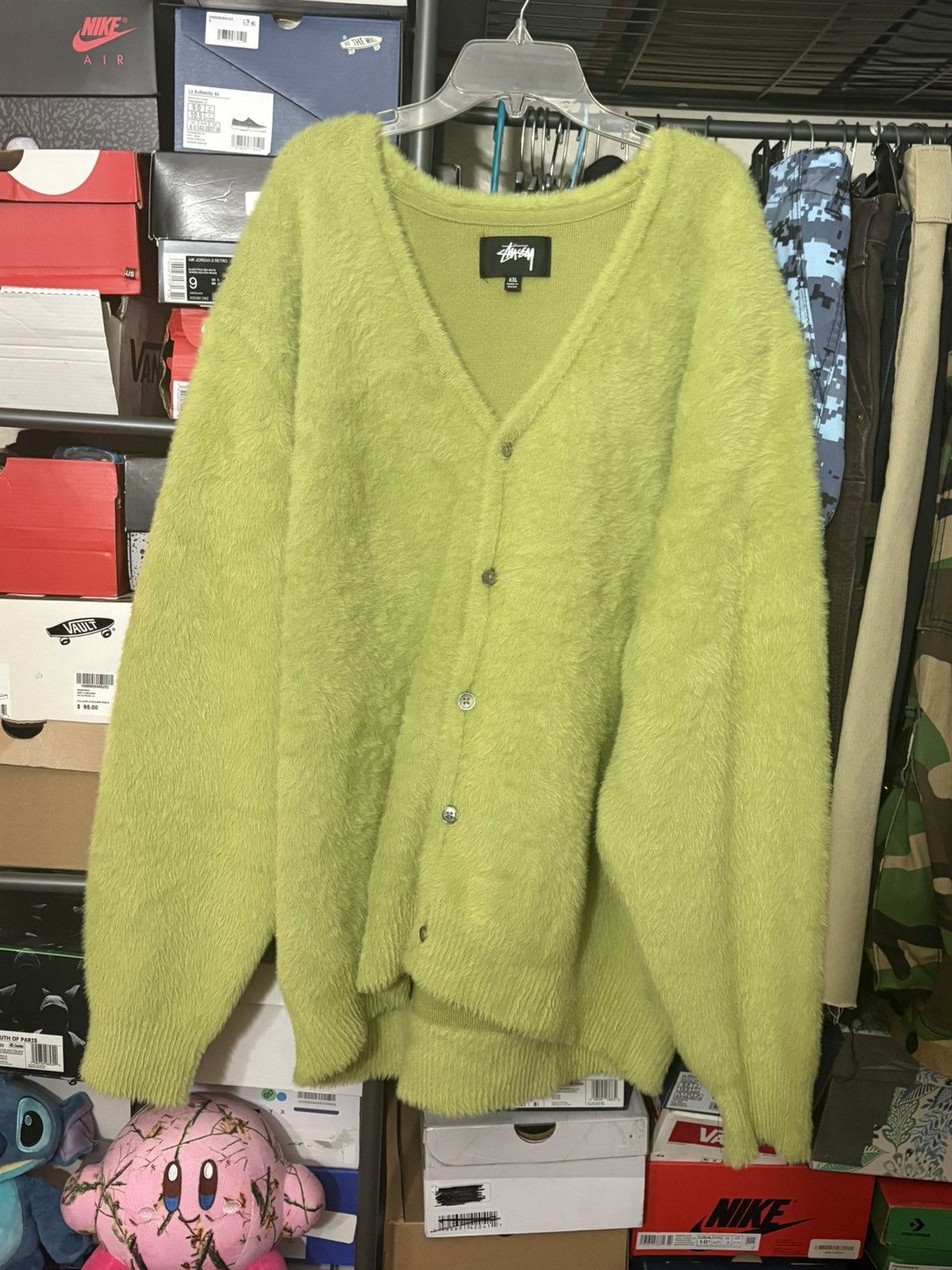 Stussy Stussy shaggy cardigan | Grailed