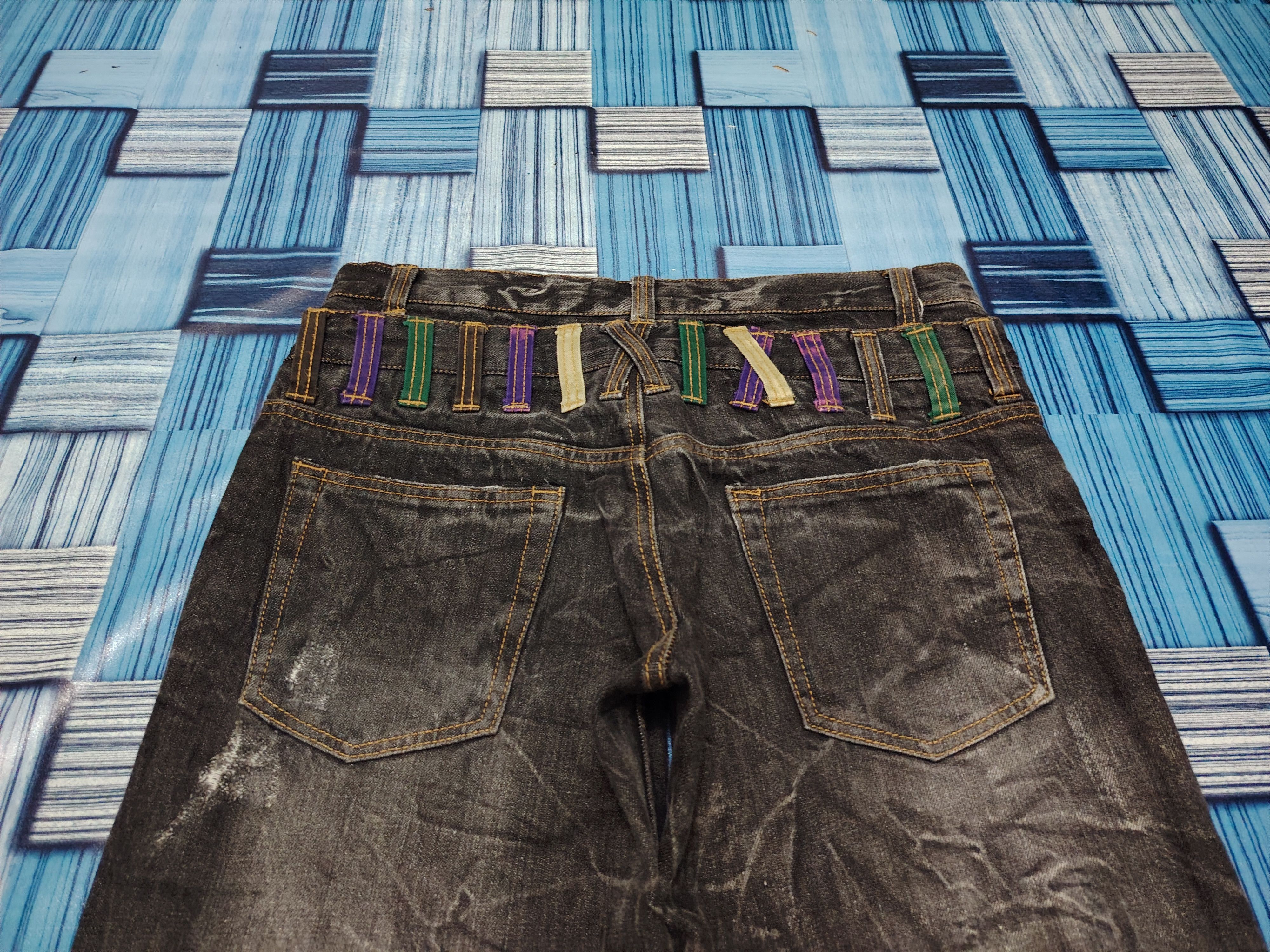 Who Decides War Double Waist Japanese Nylaus Clothing Mudwash Clawmark Sick Size US 32 / EU 48 - 13 Thumbnail
