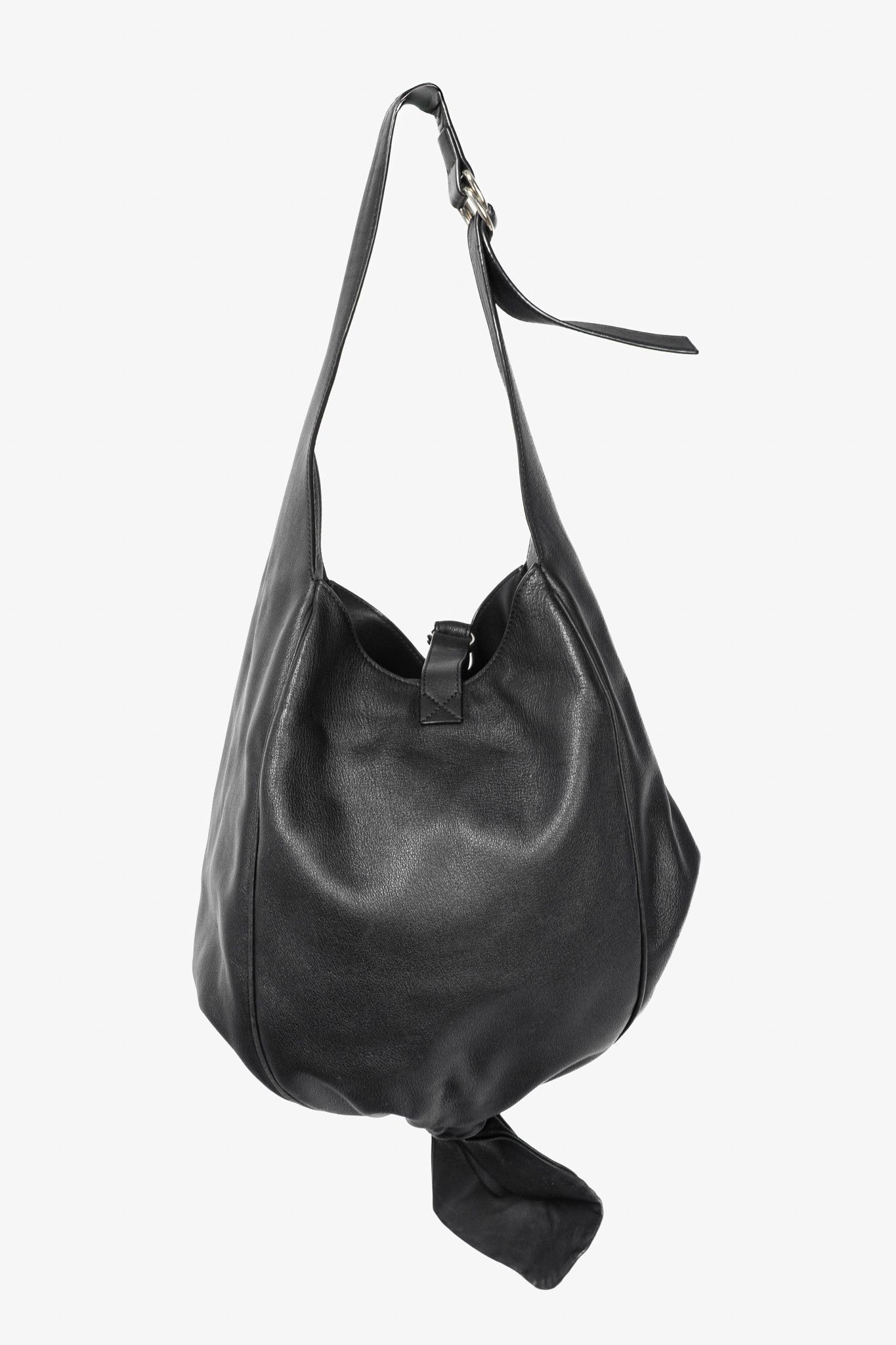 JW Anderson J.W. Anderson AW17 Black Leather Knot Hobo Size ONE SIZE - 4 Thumbnail