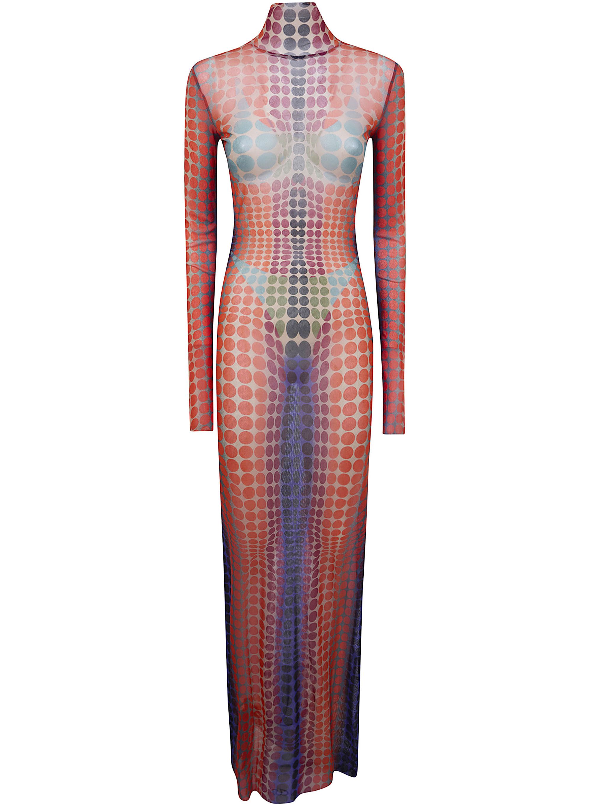 Jean Paul Gaultier "RE-EDITION : LONG DRESS" HIGH NECK WITH LONG SLEEVES |  Grailed