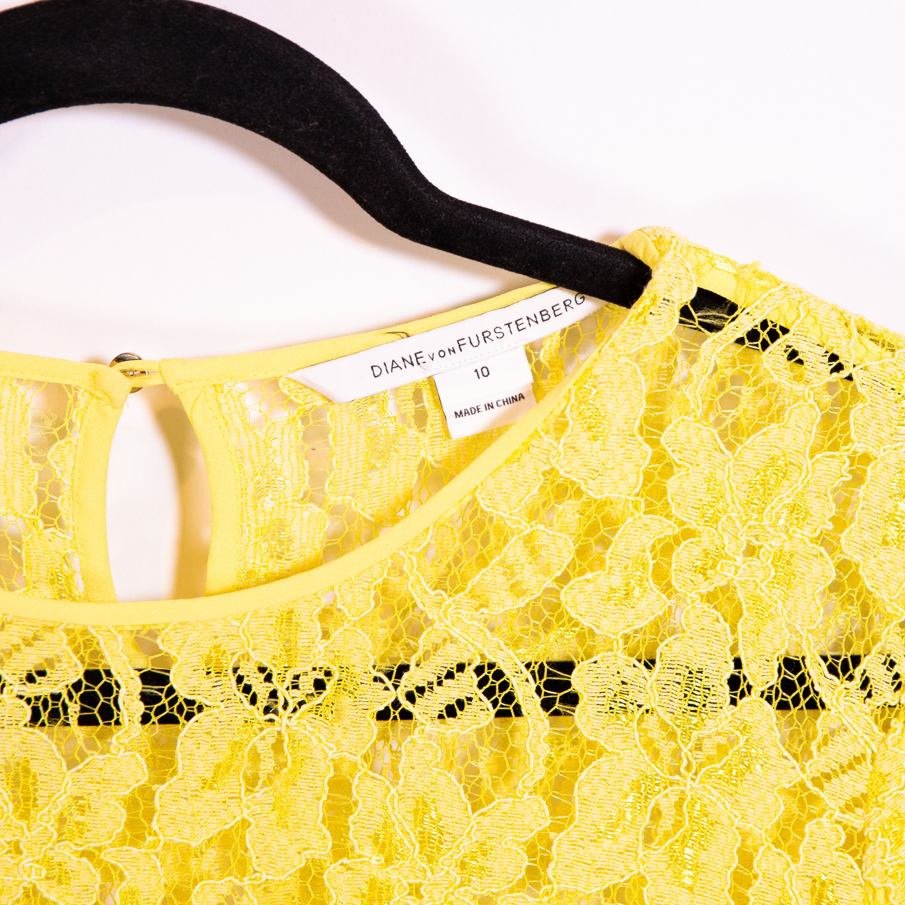Diane von Furstenberg Diane Von Furstenberg Barbie Cotton Blend Allover Size L / US 10 / IT 46 - 2 Thumbnail