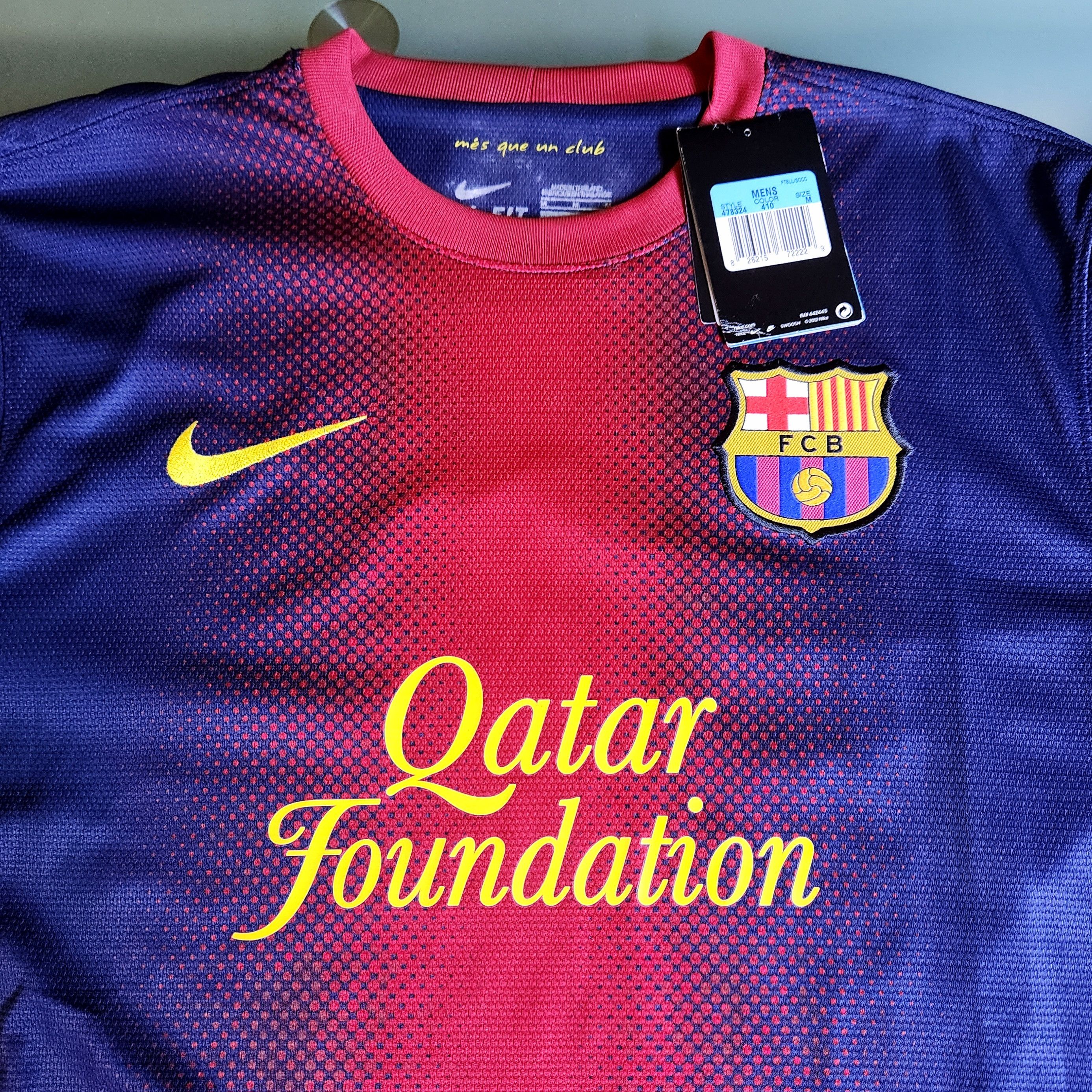 Nike Authentic Barcelona INIESTA 2012-2013 Long Sleeve L/S Home Size US M / EU 48-50 / 2 - 7 Thumbnail
