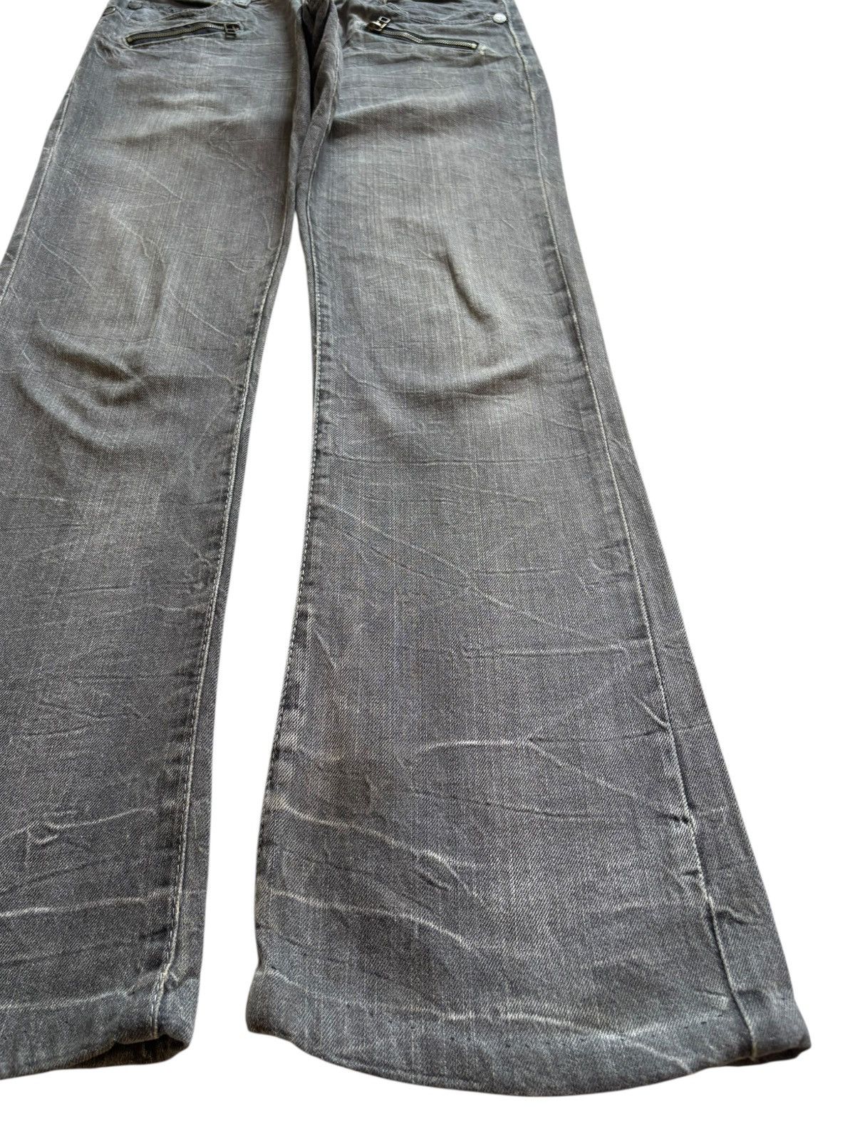 Japanese Brand Vintage Jack Serika Tactical Distressed Bootcut Flare Jeans Size US 31 - 7 Thumbnail