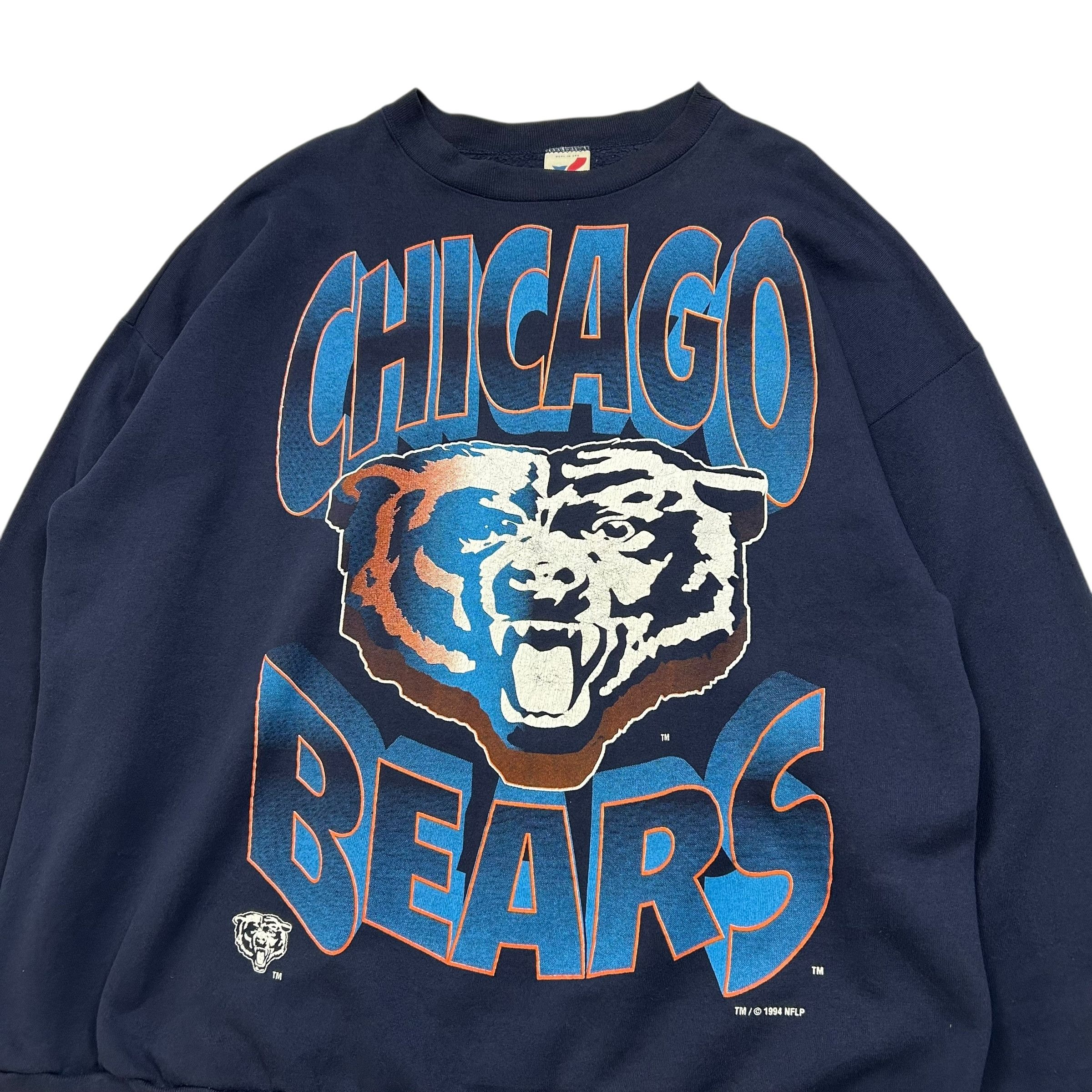 NFL VTG 90s CHICAGO BEARS 1994 ARTEX SPELL OUT SWEATSHIRT Size US XXL / EU 58 / 5 - 2 Thumbnail