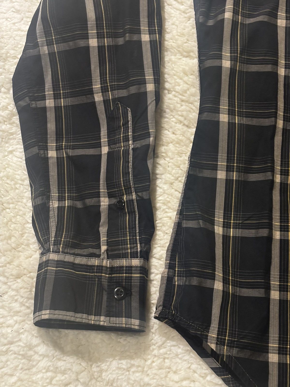 Guess Men’s black plaid shirt2233 Size US M / EU 48-50 / 2 - 3 Thumbnail