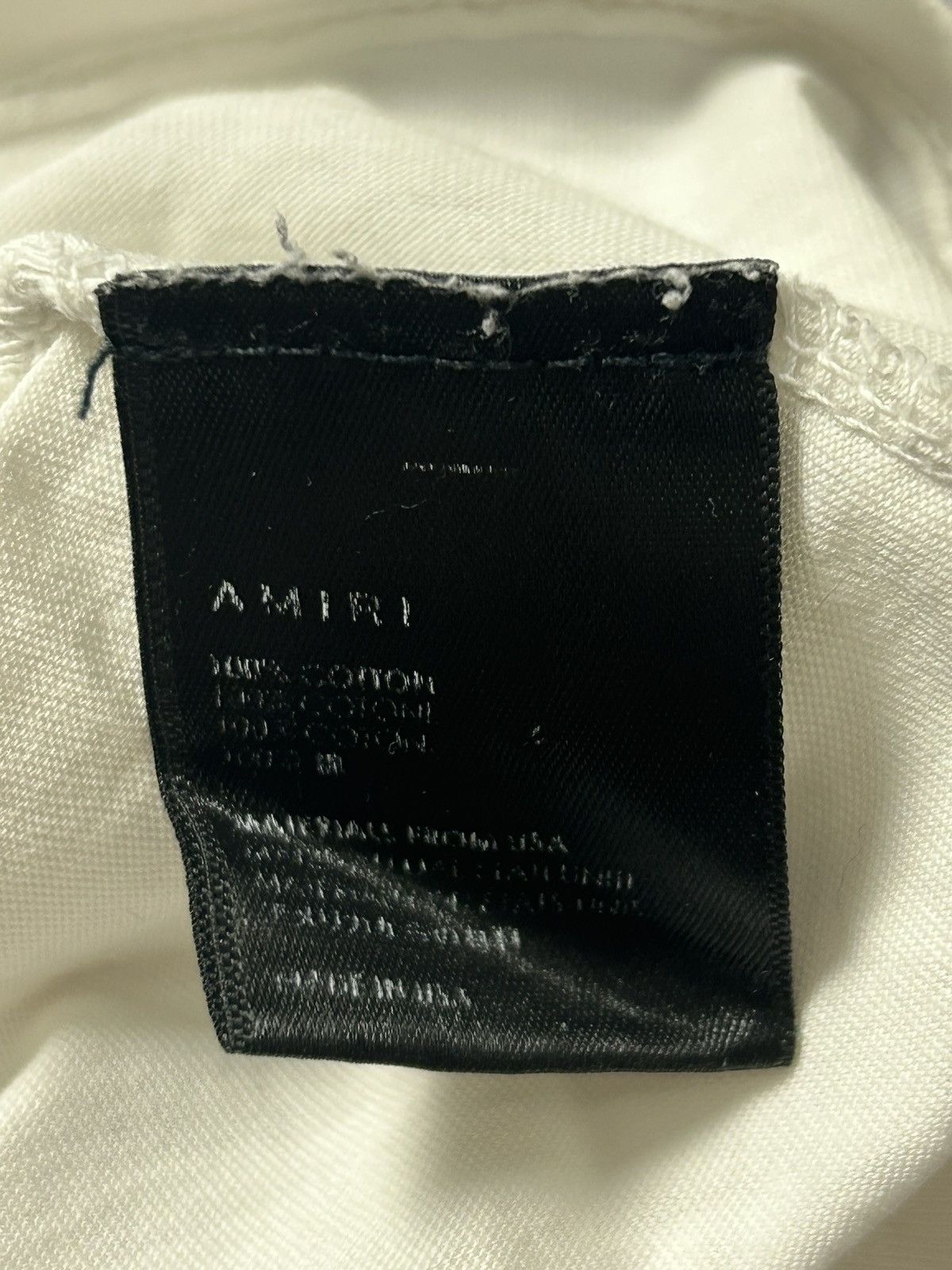 Amiri Amiri Kisses Big Logo Crewneck White T-Shirt Made in USA Size US XL / EU 56 / 4 - 6 Thumbnail