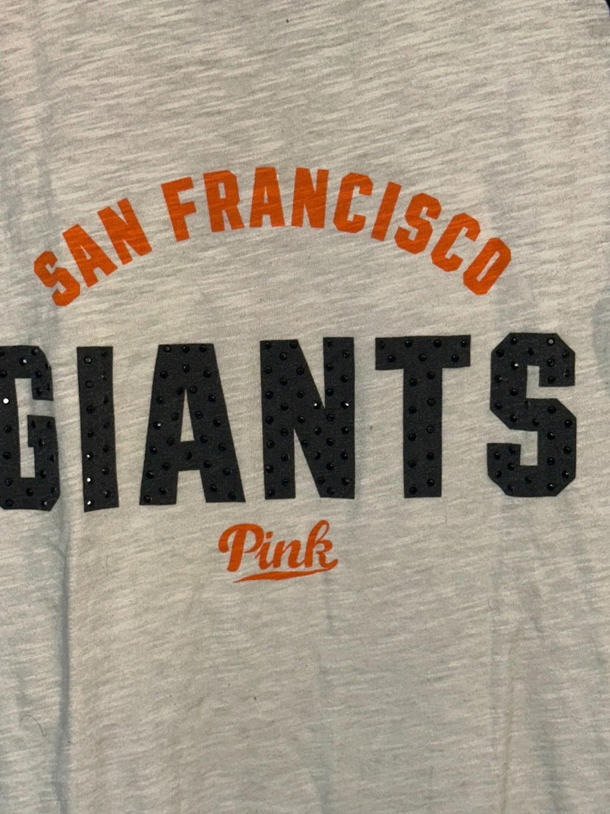 Pink PINK Victoria’s Secret Giants Shirt L MLB San Francisco Size L / US 10 / IT 46 - 3 Thumbnail