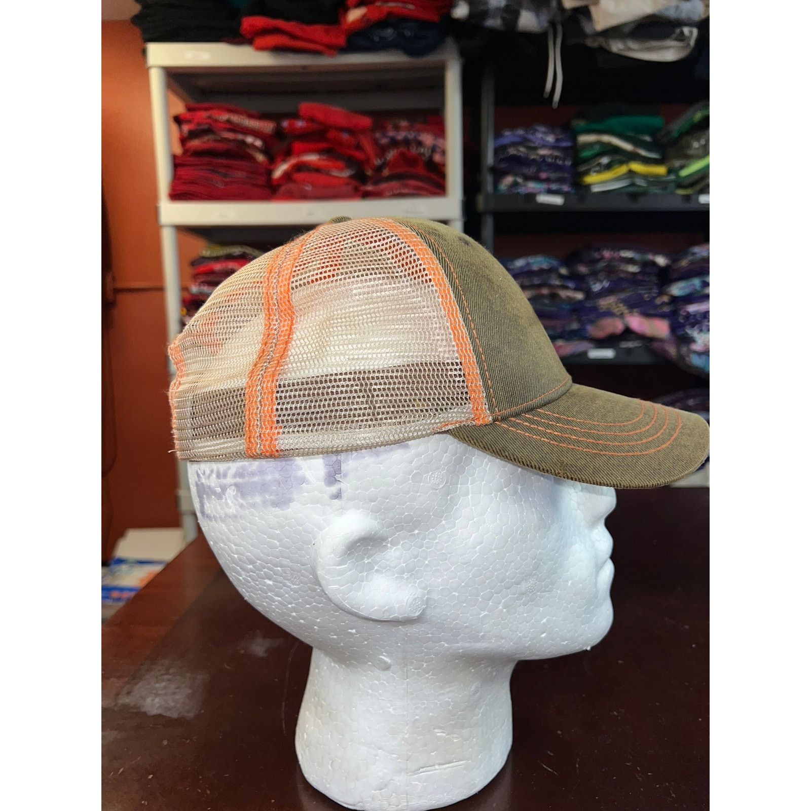 Vintage Big R Stores Green Hat Trucker Mesh Style Store Brown Cap Size ONE SIZE - 7 Thumbnail