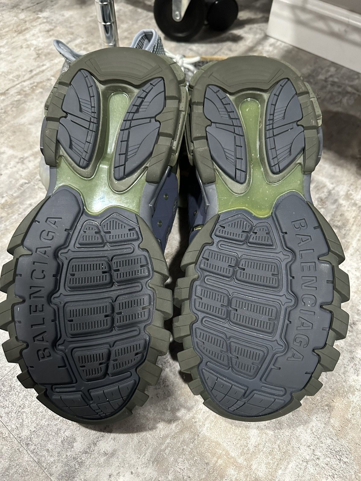 Balenciaga BALENCIAGA TRACK SNEAKER - GREEN & NAVY Size US 14 / EU 47 - 5 Thumbnail