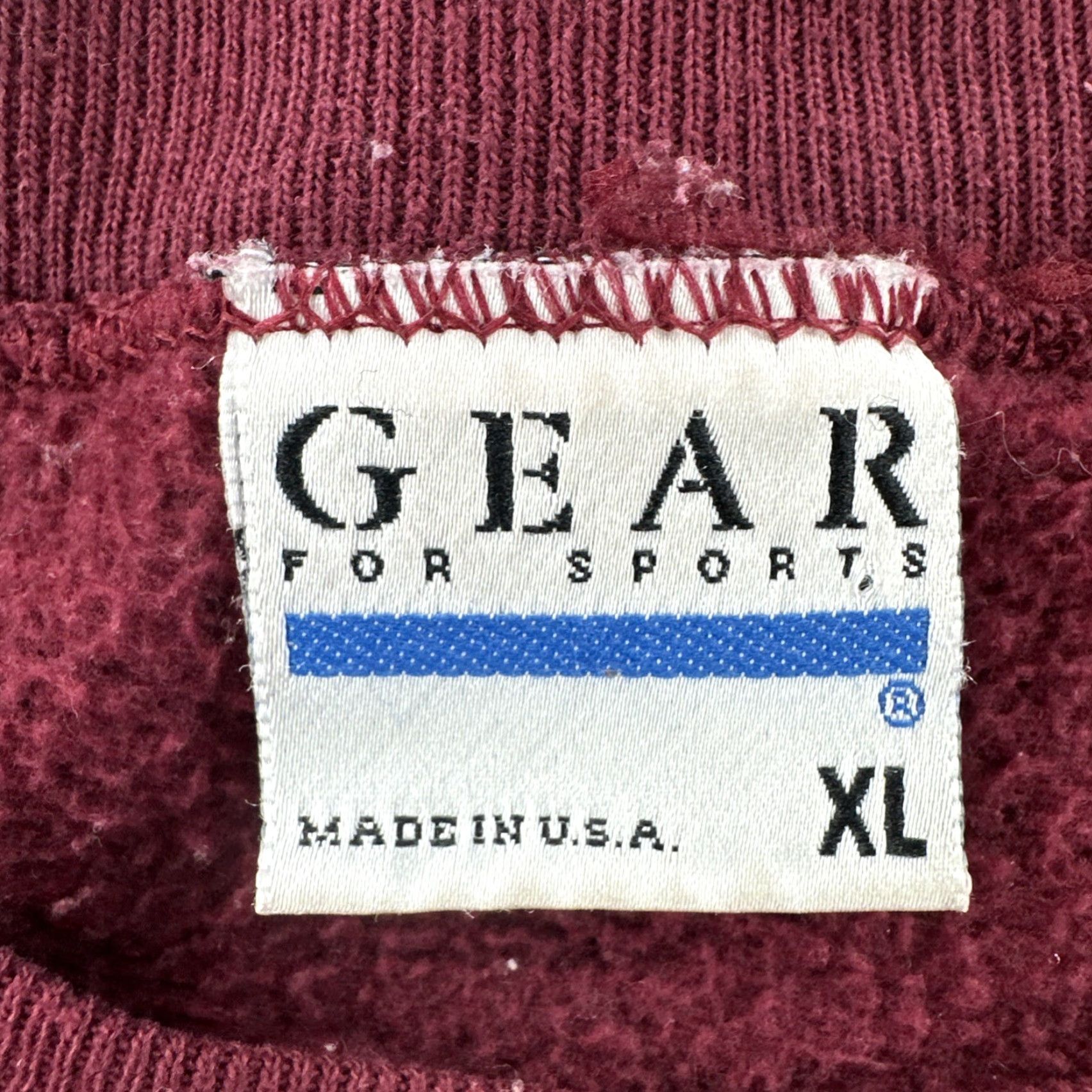 Vintage VINTAGE Gear For Sports Mens L Crewneck Sweatshirt Red Westminster College Sports Maroon/Cotton Pullover Size US L / EU 52-54 / 3 - 6 Thumbnail