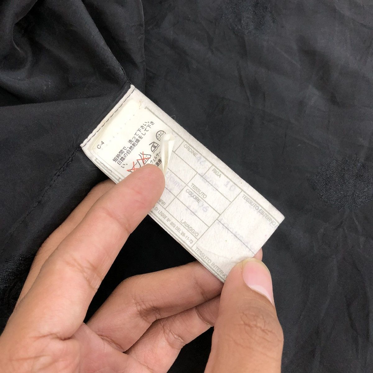 Versace 🇮🇹 Vintage Gianni Vercase Luxury Designer Black Work Jacket Size US L / EU 52-54 / 3 - 13 Thumbnail