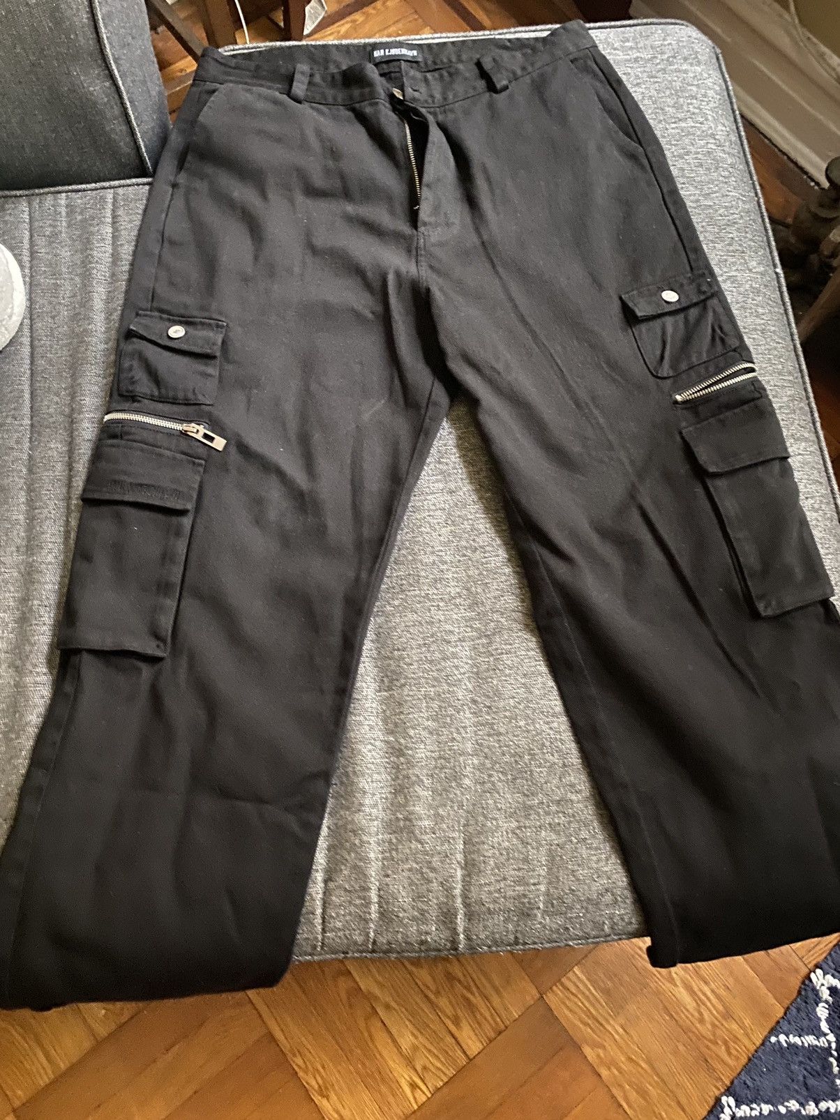 Han Kjobenhavn HAN KJOBENHAVIN BLACK FOUR POCKET CARGO PANTS Size US 34 / EU 50 - 2 Thumbnail