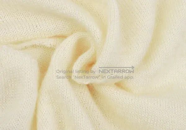 Comme des Garcons Comme Des Garcons Beige Retro Lips Knit Top Size XS / US 0-2 / IT 36-38 - 6 Thumbnail
