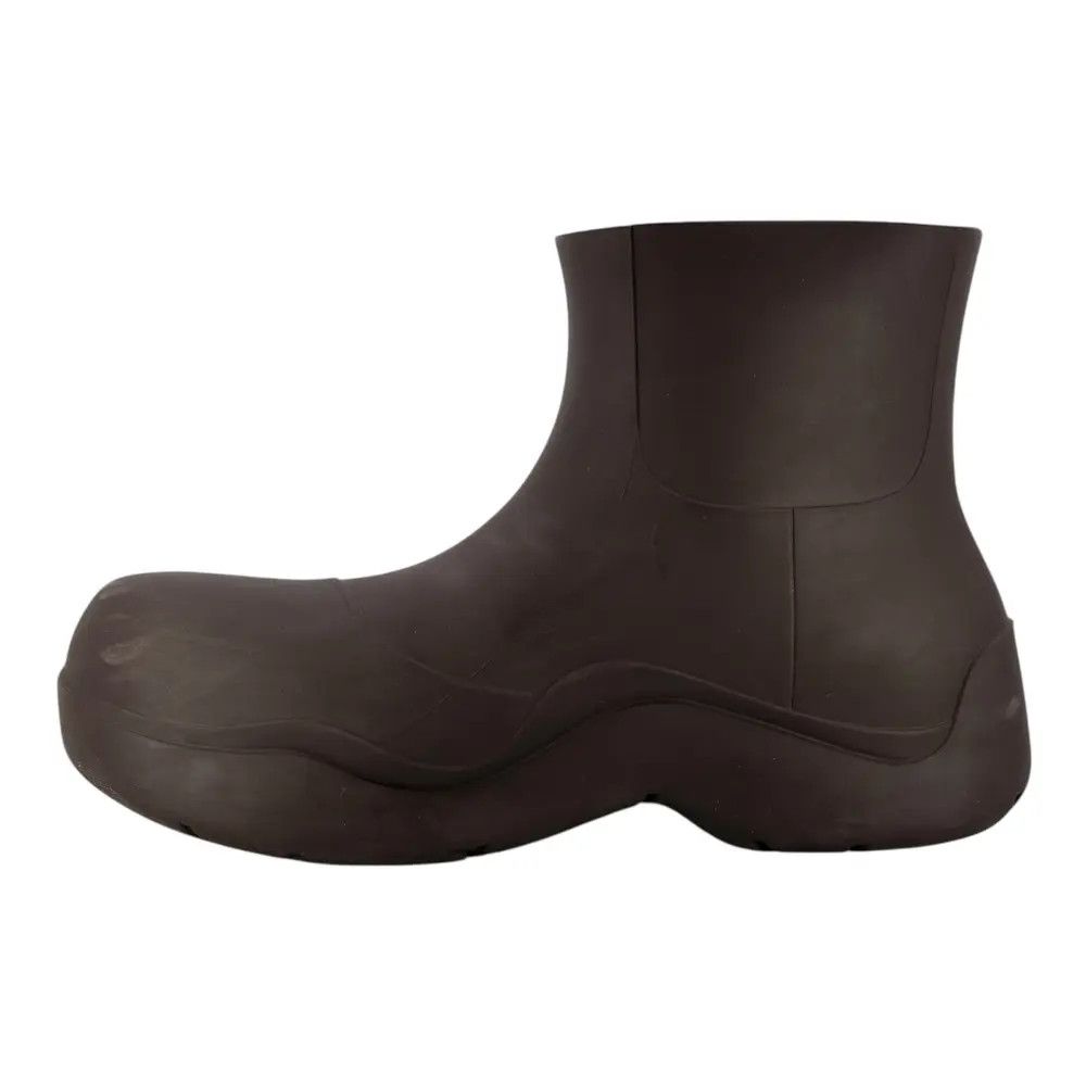 Bottega Veneta o1lf3ng10925 Puddle Ankle Boots in Dark Brown Size US 8 / EU 41 - 2 Thumbnail