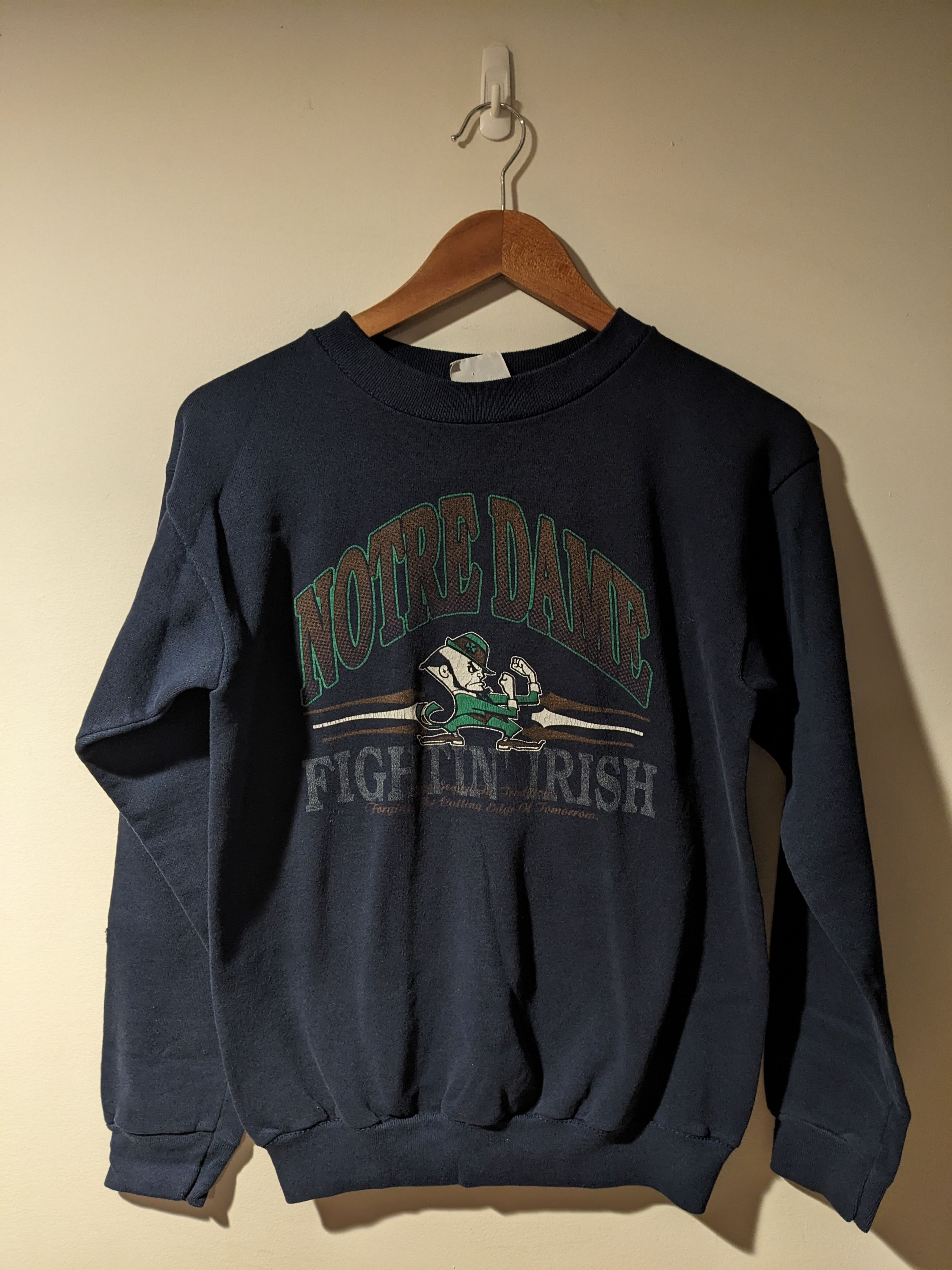 Vintage Vintage 90s Notre Dame Fighting Irish College Sweatshirt Size US XS / EU 42 / 0 - 1 Thumbnail