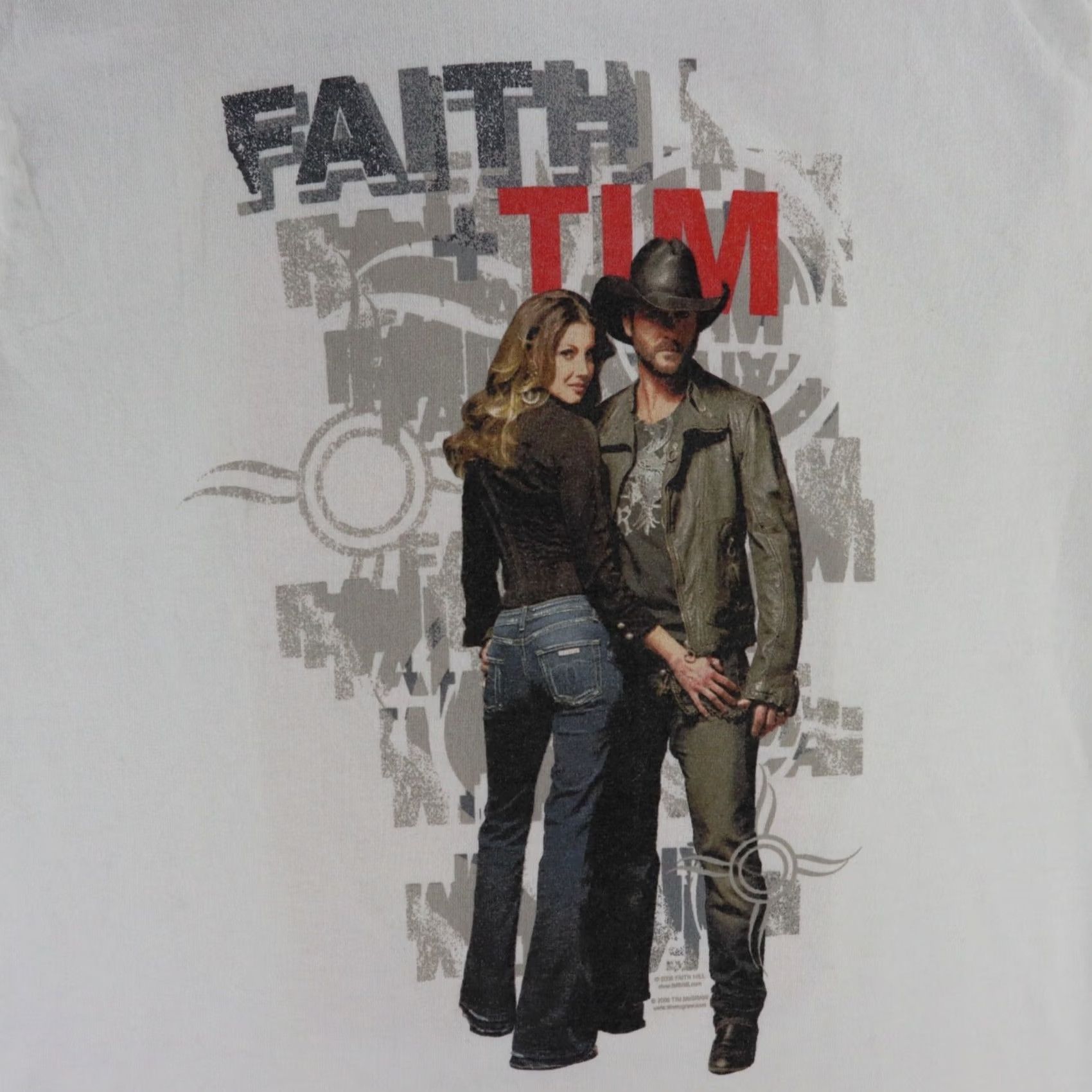 Vintage TIM McGRAW & FAITH HILL SOUL 2 SOUL 2006 TOUR T-Shirt Size Small Size US S / EU 44-46 / 1 - 2 Thumbnail
