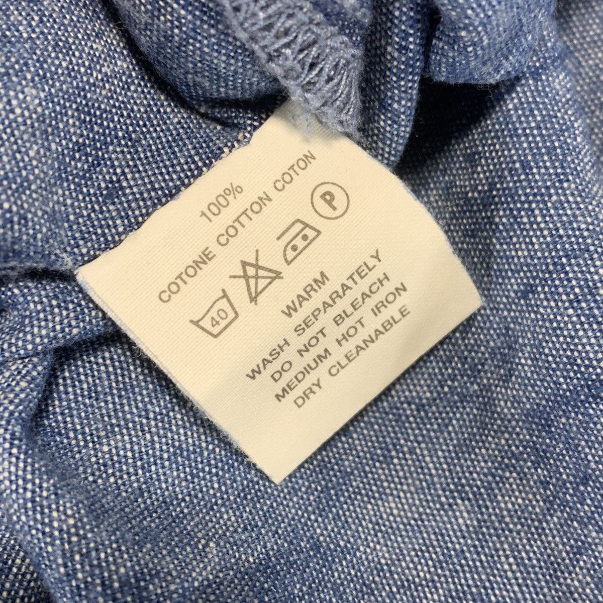Kapital KAPITAL CONCHO BUTTON CHAMBRAY S/S SHIRT Size US M / EU 48-50 / 2 - 12 Thumbnail