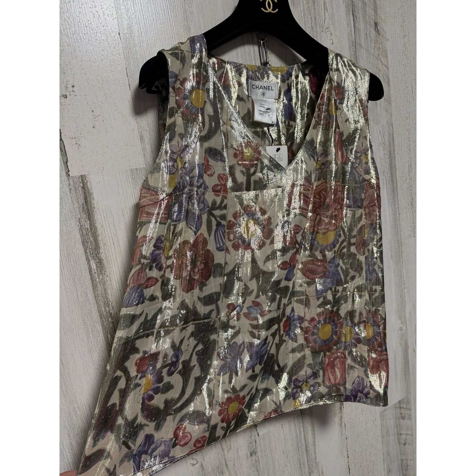 Chanel NWT CHANEL Silk Blouse 2015 Collection Karl Lagerfeld Size S / US 4 / IT 40 - 3 Thumbnail