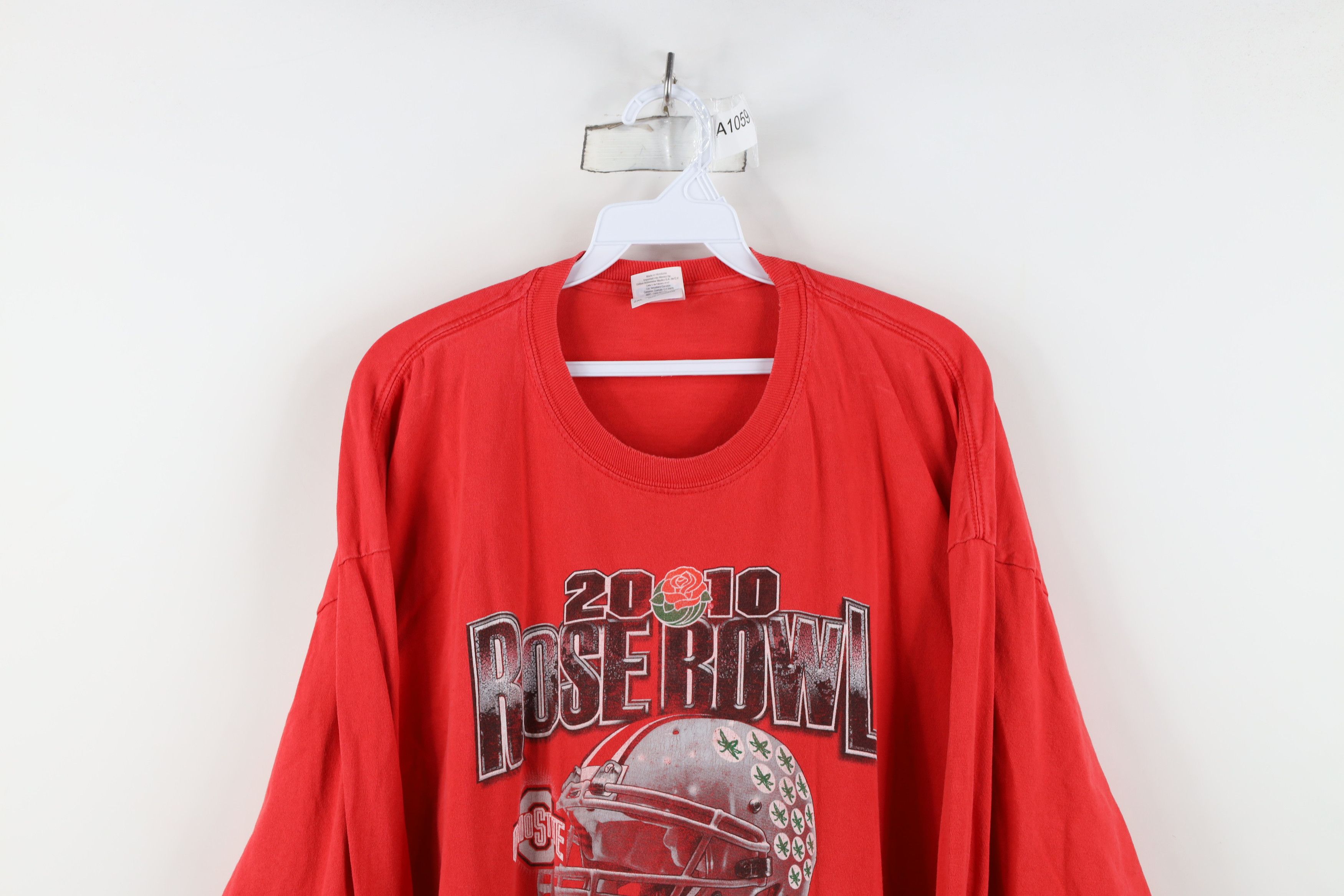 Vintage Vintage Rose Bowl Ohio State University Football T-Shirt Red Size US XXL / EU 58 / 5 - 2 Thumbnail