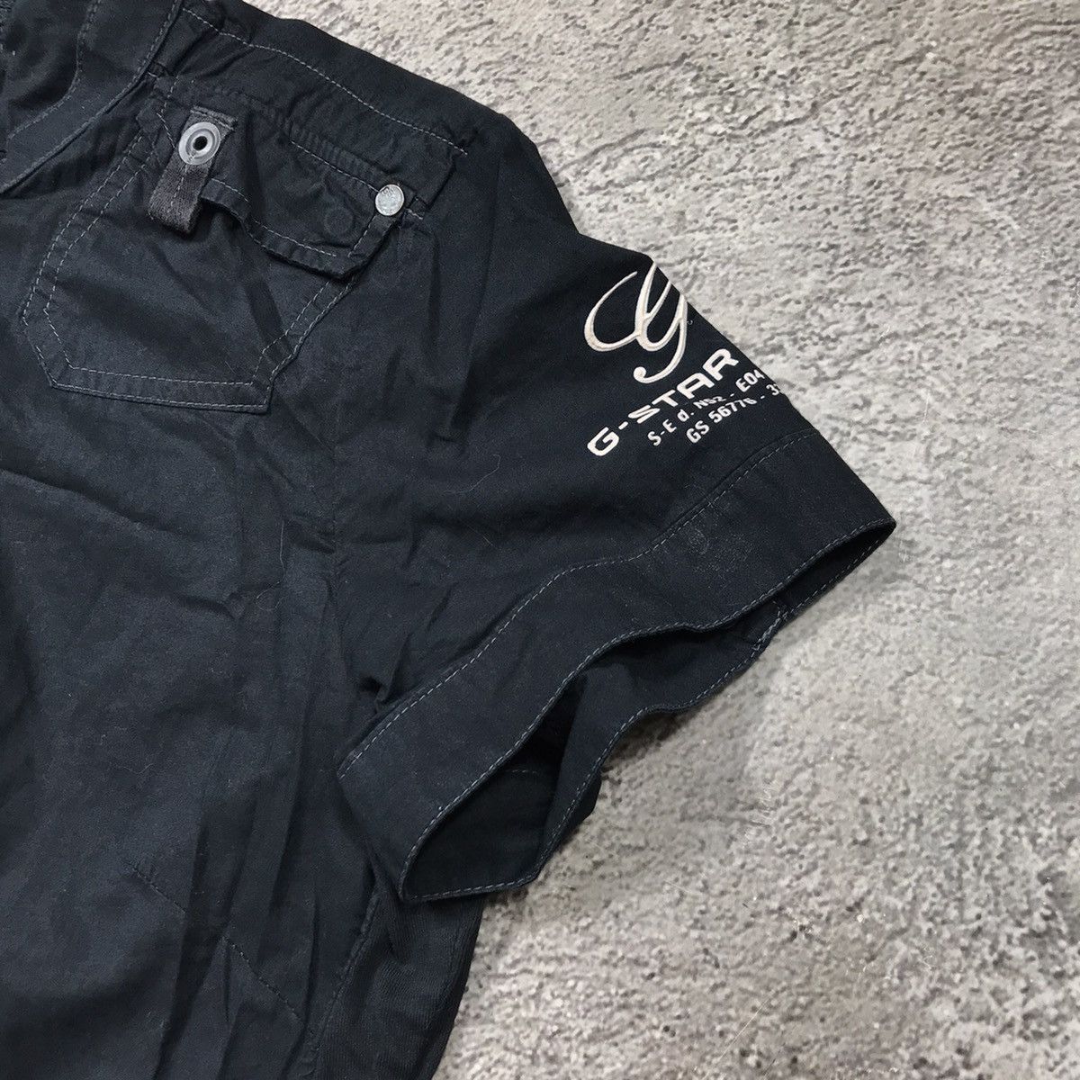 Vintage Vintage G-Star Raw Utility Shirt Dress Streetwear Y2K Logo L Size L / US 10 / IT 46 - 5 Thumbnail