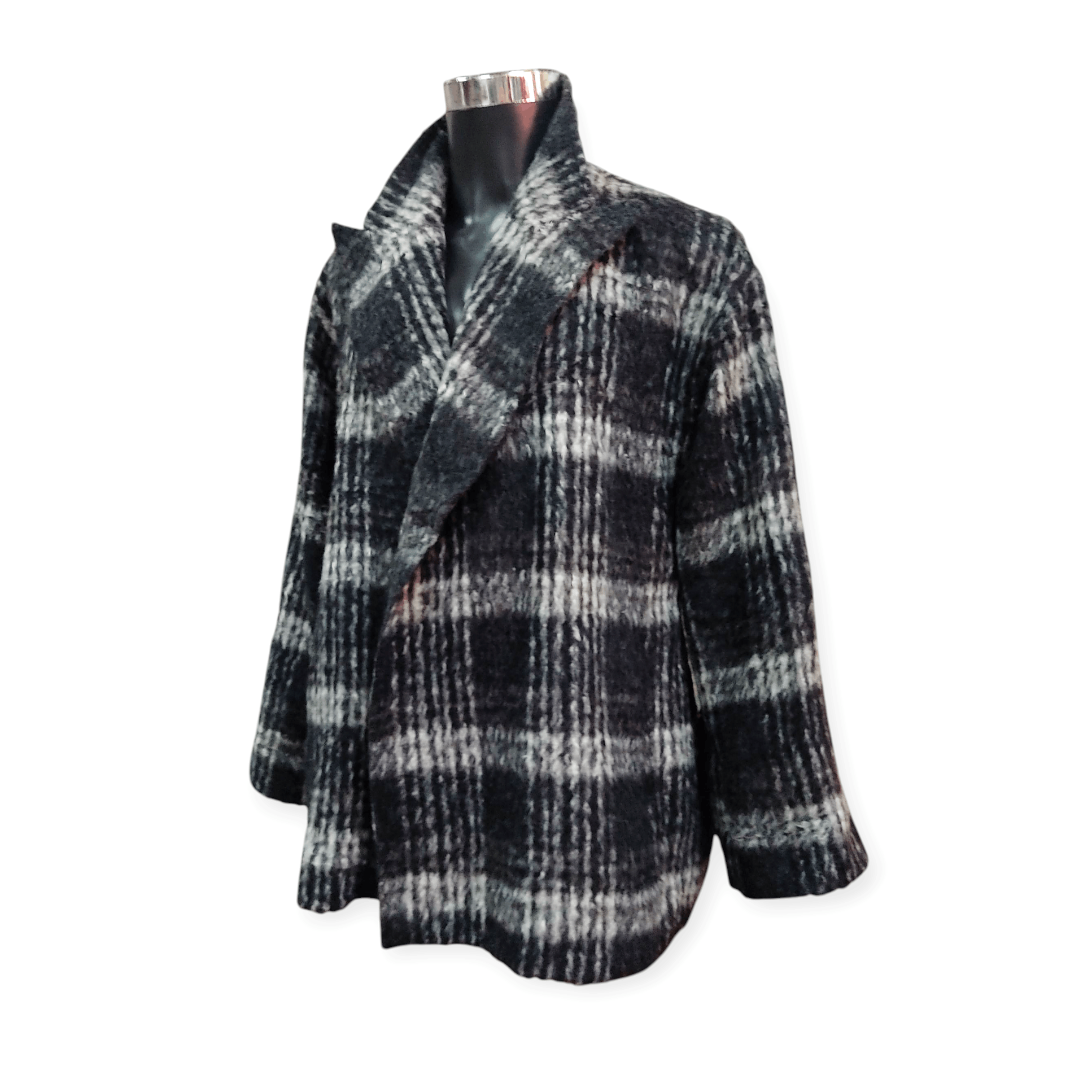 Jean Paul Gaultier Jean Paul Gaultier x Sept Premiers Plaid Coat Jacket Size L / US 10 / IT 46 - 3 Thumbnail