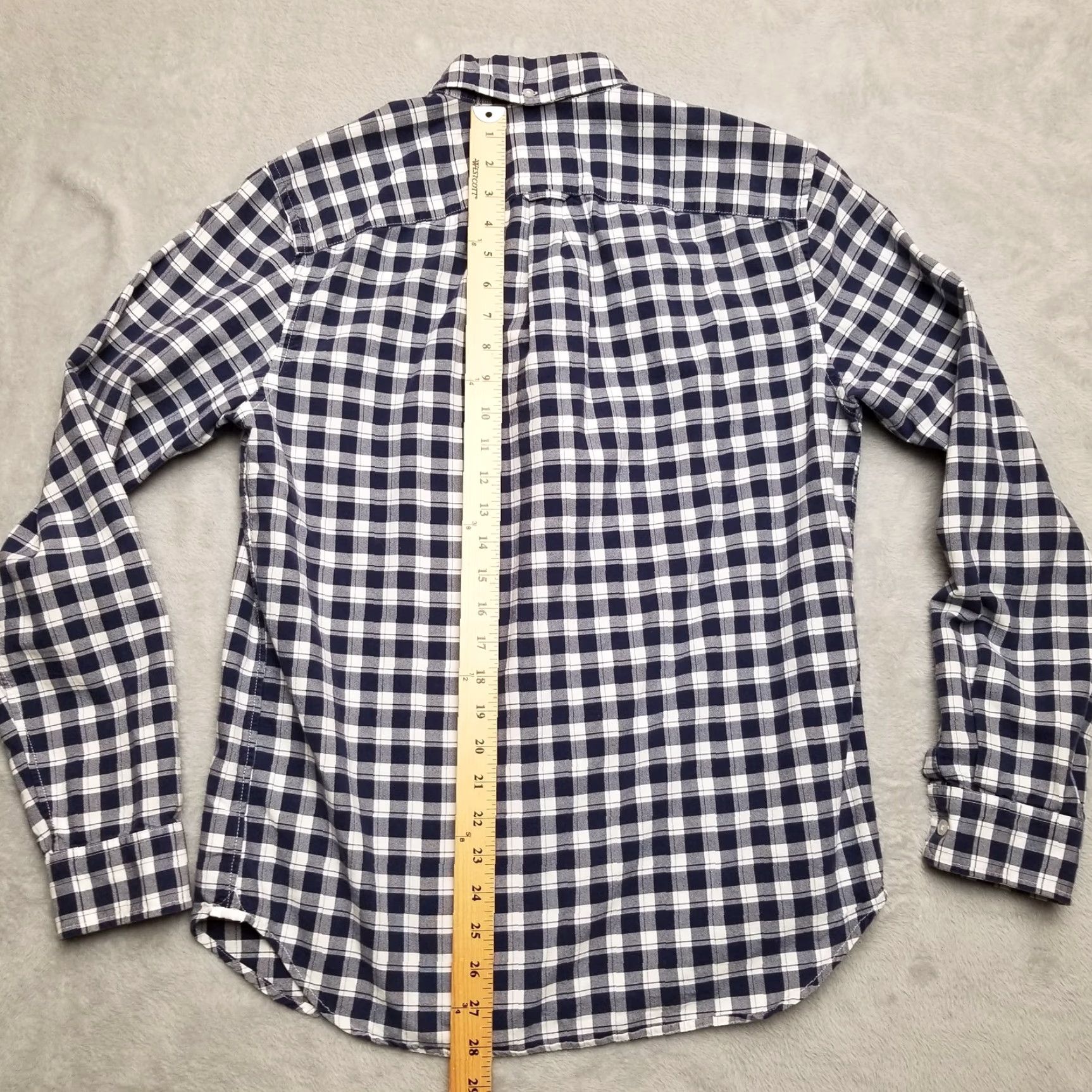 Gap Gap Shirt Mens M Blue Plaid The Modern Oxford Cotton Button Up Casual Size US M / EU 48-50 / 2 - 7 Thumbnail
