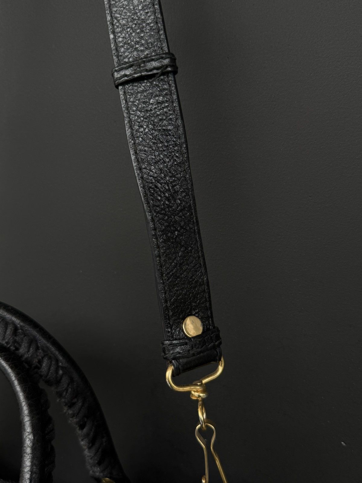 Balenciaga Balenciaga - Black Gold Mini City Bag Size ONE SIZE - 8 Thumbnail
