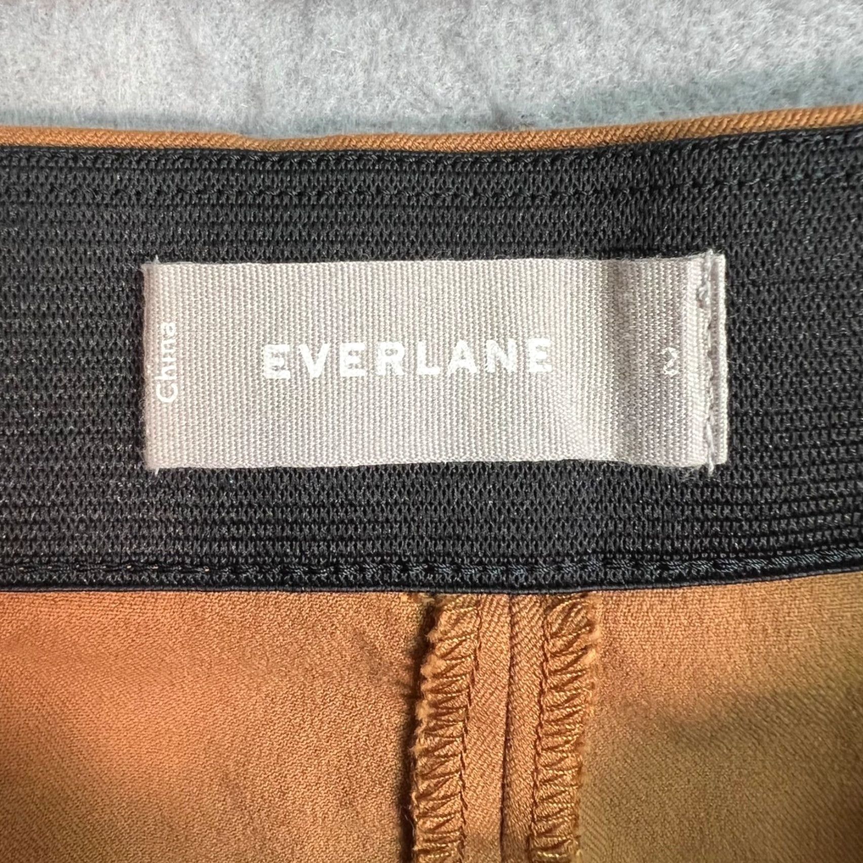 Everlane VINTAGE Everlane Women’s Brown Mini Skirt Size 2 Cotton Blend Casual Short Pockets Size 26" / US 2 / IT 38 - 3 Thumbnail