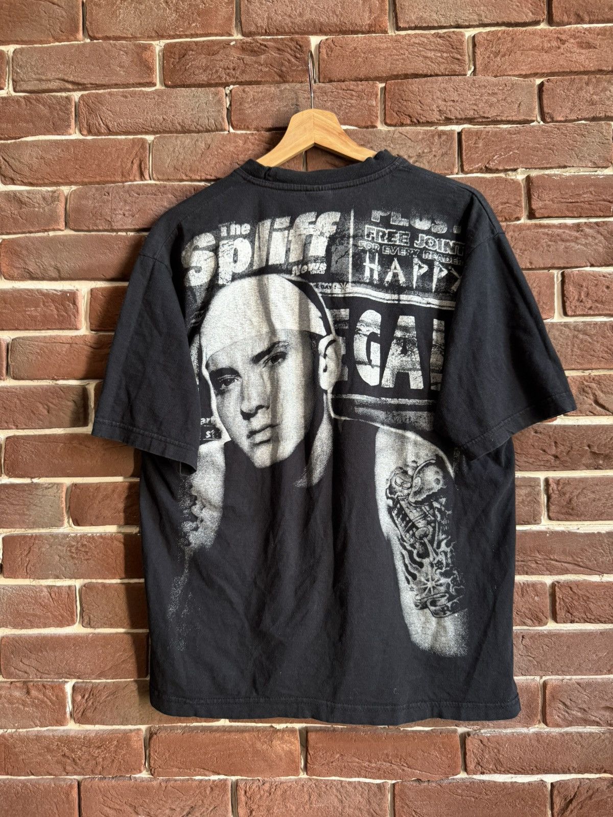 Band Tees 00s Eminem Vintage Rap Tour Tee Hip Hop Rare Band Y2K D12 L Size US L / EU 52-54 / 3 - 2 Thumbnail