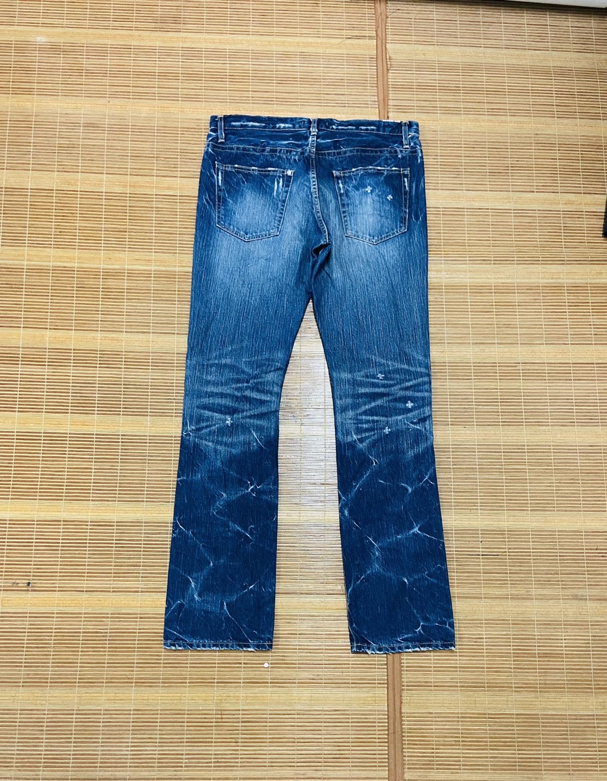 Japanese Brand BLUE WAY DISTRESSED JEANS Size US 34 / EU 50 - 2 Thumbnail