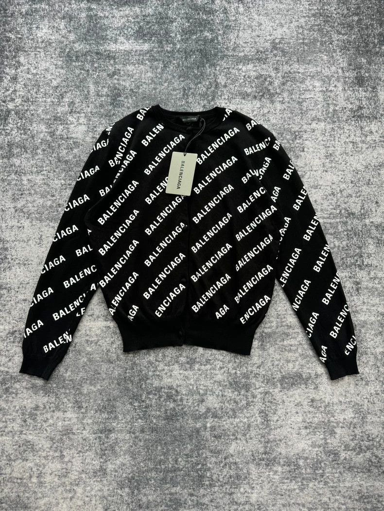 Balenciaga Balenciaga Women's black and white bullet screen knitted c Size XS / US 0-2 / IT 36-38 - 1 Thumbnail