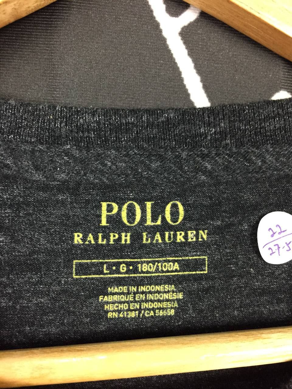 Polo Ralph Lauren × Vintage Polo Ralph Lauren Small Pony Casual Tee Size US L / EU 52-54 / 3 - 7 Thumbnail