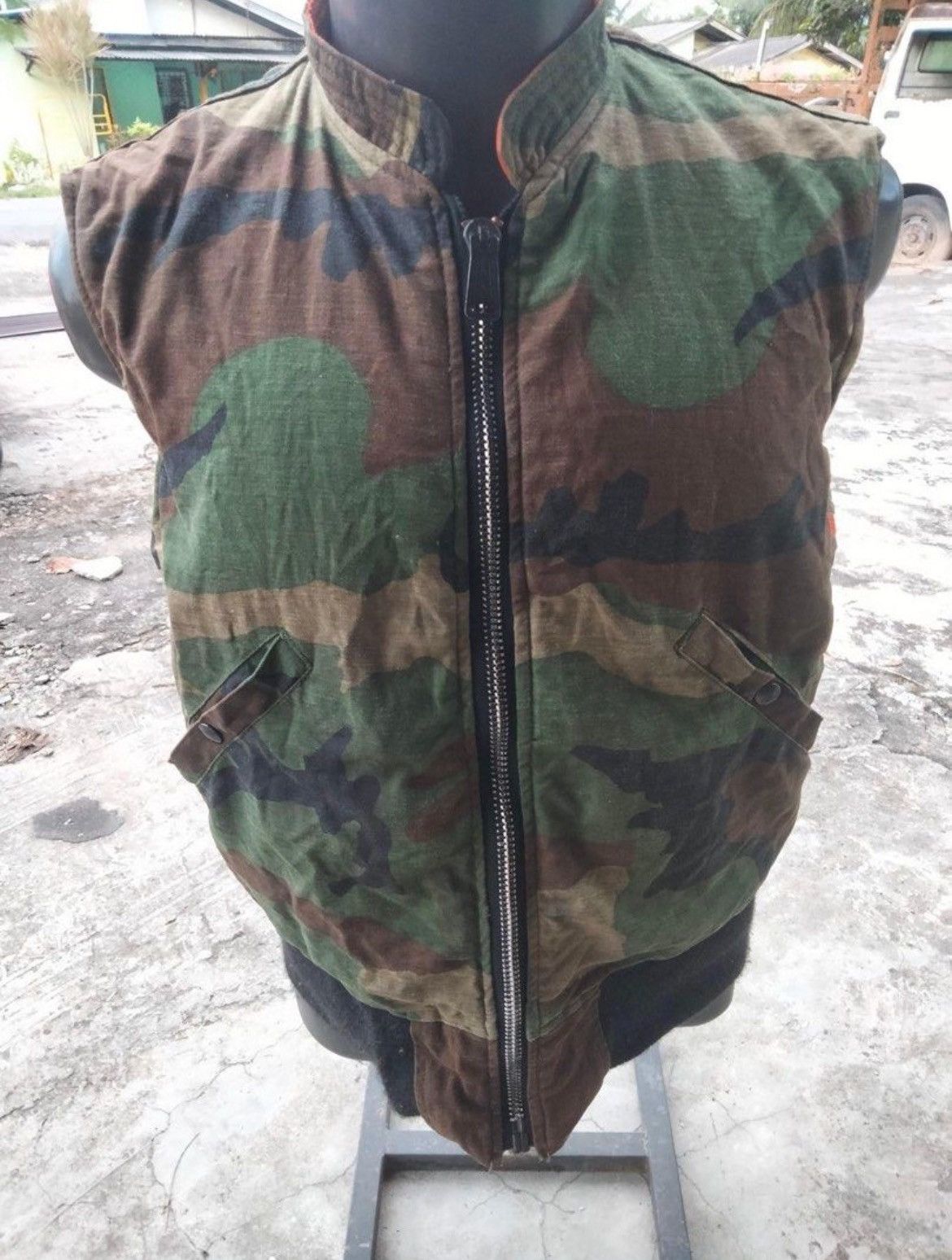 Other Vintage Vest Flyers US Army camou Alpha industries Size US M / EU 48-50 / 2 - 1 Thumbnail