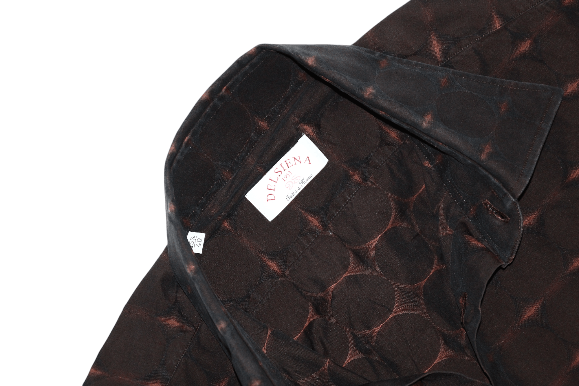 Etro Delsiena 1953 Fatta a mano Stereo Graphic Print Casual Shirt Size US M / EU 48-50 / 2 - 3 Thumbnail