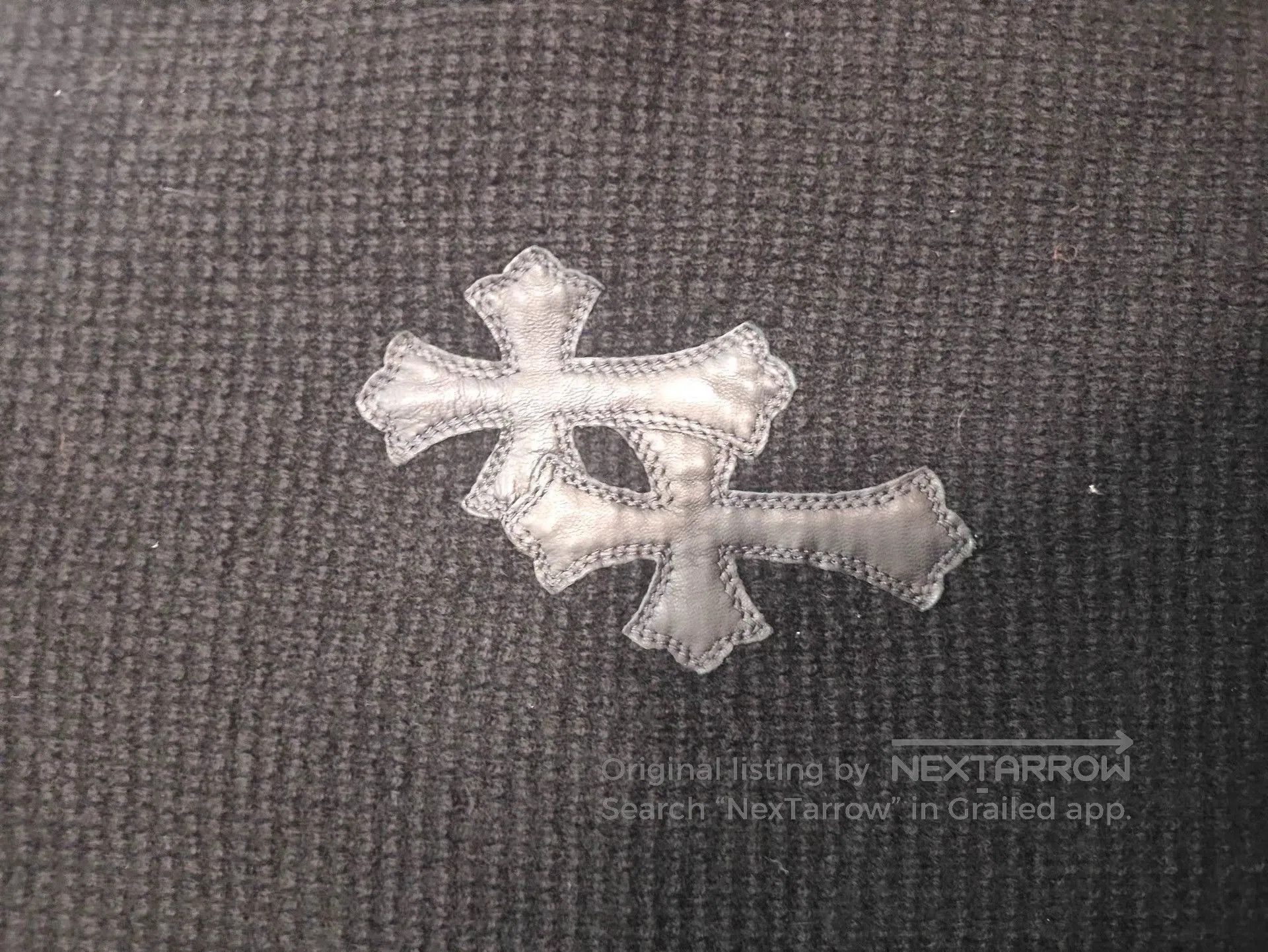 Chrome Hearts Black Hooded Sweatshirt with Cross Emblem. Size US S / EU 44-46 / 1 - 5 Thumbnail