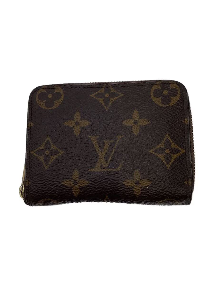 Louis Vuitton Monogram Zippy Coin Purse Canvas Brown