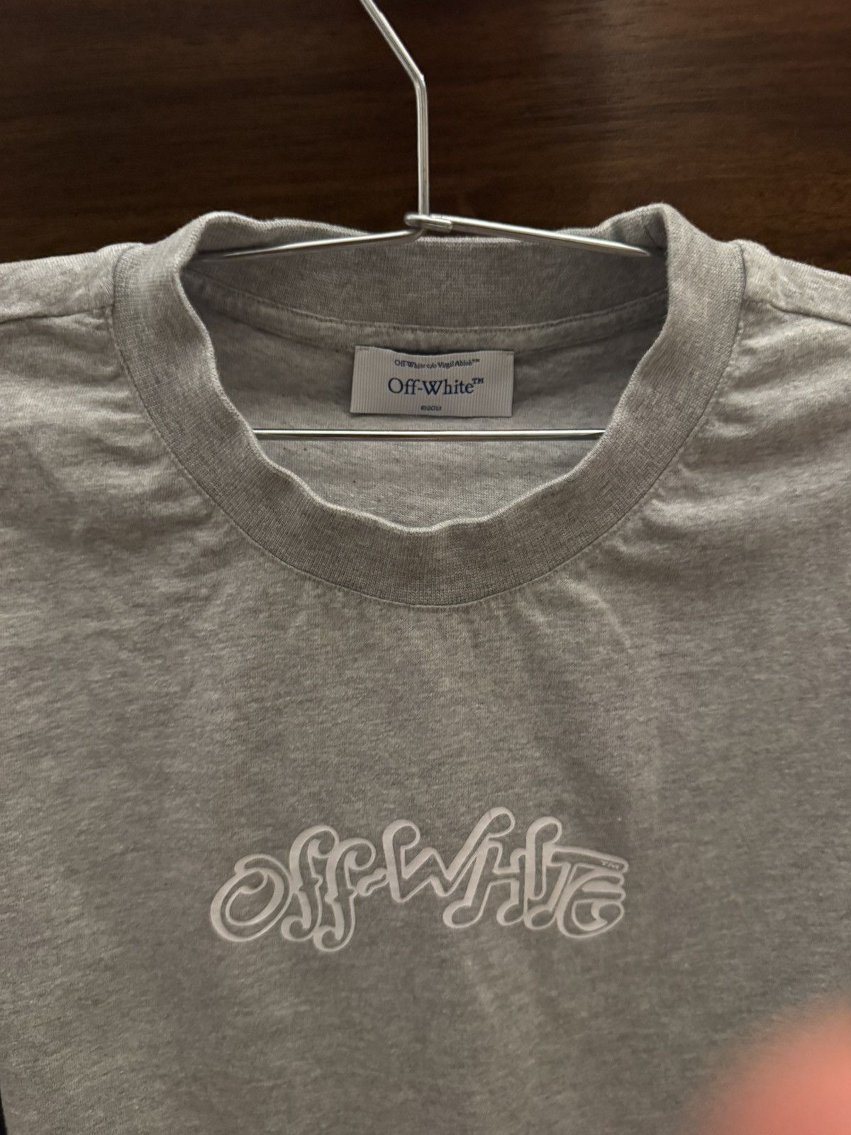 Off-White Off-White Oversized Logo Cotton Graphic Tee Size XX-Small Size US XXS / EU 40 - 5 Thumbnail