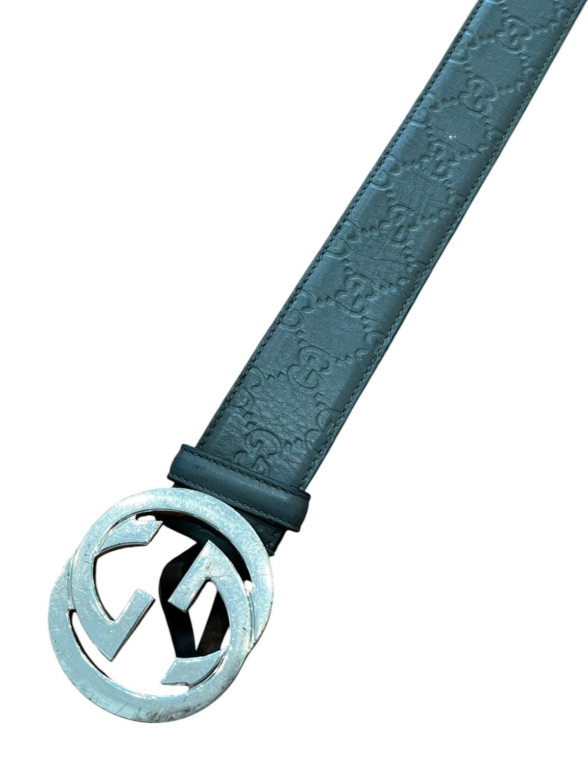 Gucci Gucci Interlocking Sima Belt Size 36 - 2 Thumbnail