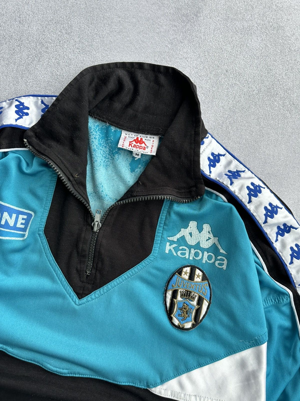 Kappa Vintage Kappa Juventus Danone 1992/93 Football Track Jacket Size US M / EU 48-50 / 2 - 2 Thumbnail