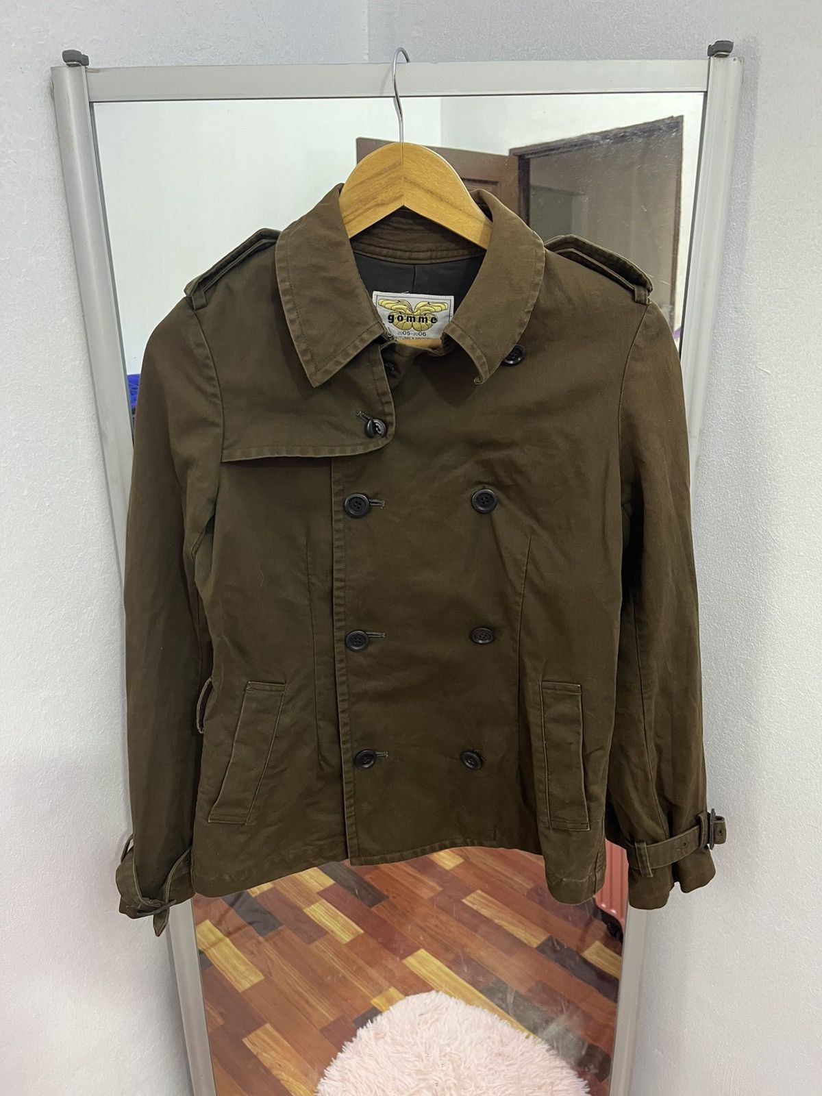 gomme Gomme Japan 05AW Cropped Trench Yohji Style Size S / US 4 / IT 40 - 8 Thumbnail