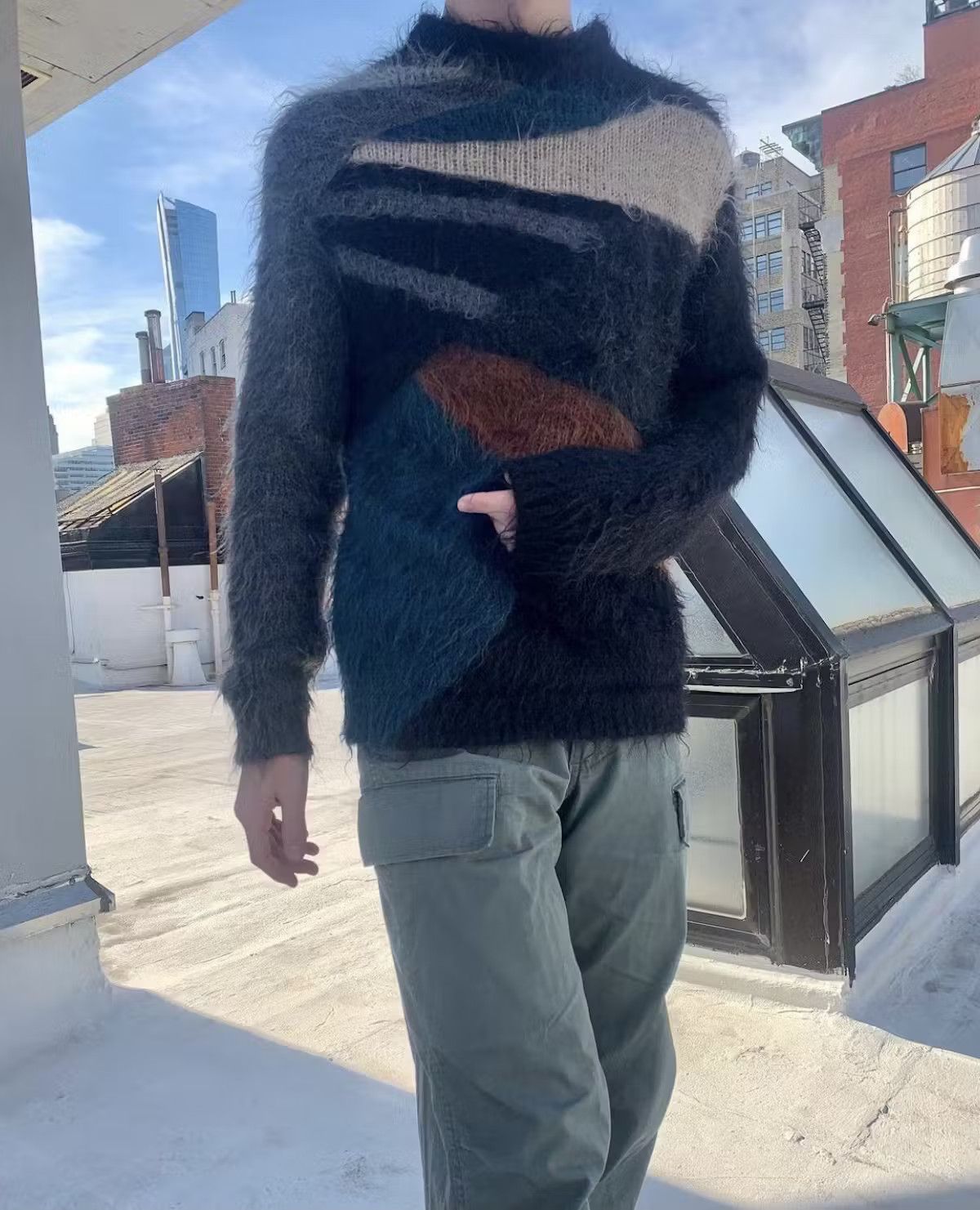 Undercover GRAIL FW 2002 “Witch’s Cell Division” Mohair Knit Size US M / EU 48-50 / 2 - 1 Thumbnail