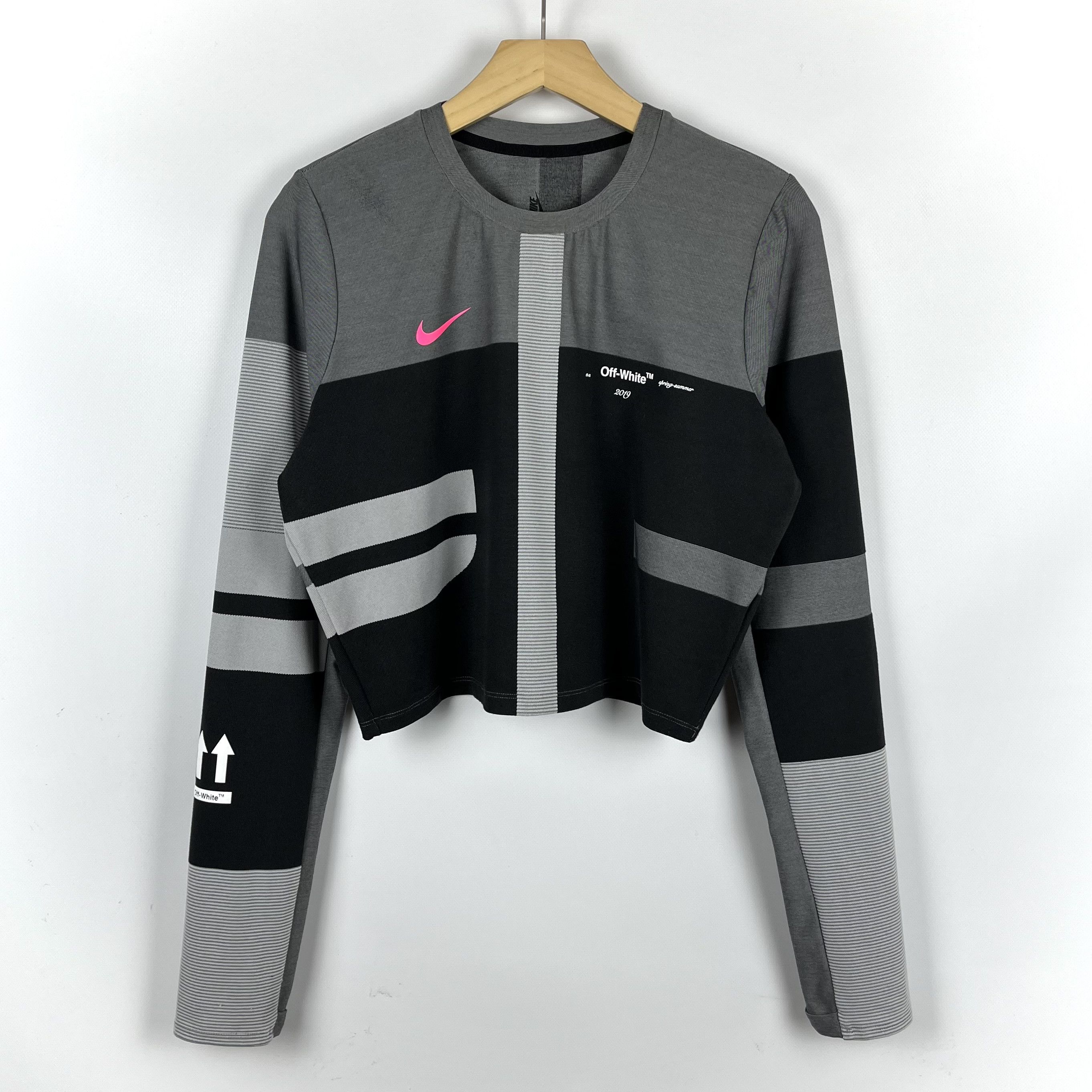 Nike × Off-White Nike X Off White Big Logo Easy Run Top Size XL / US 12-14 / IT 48-50 - 15 Thumbnail