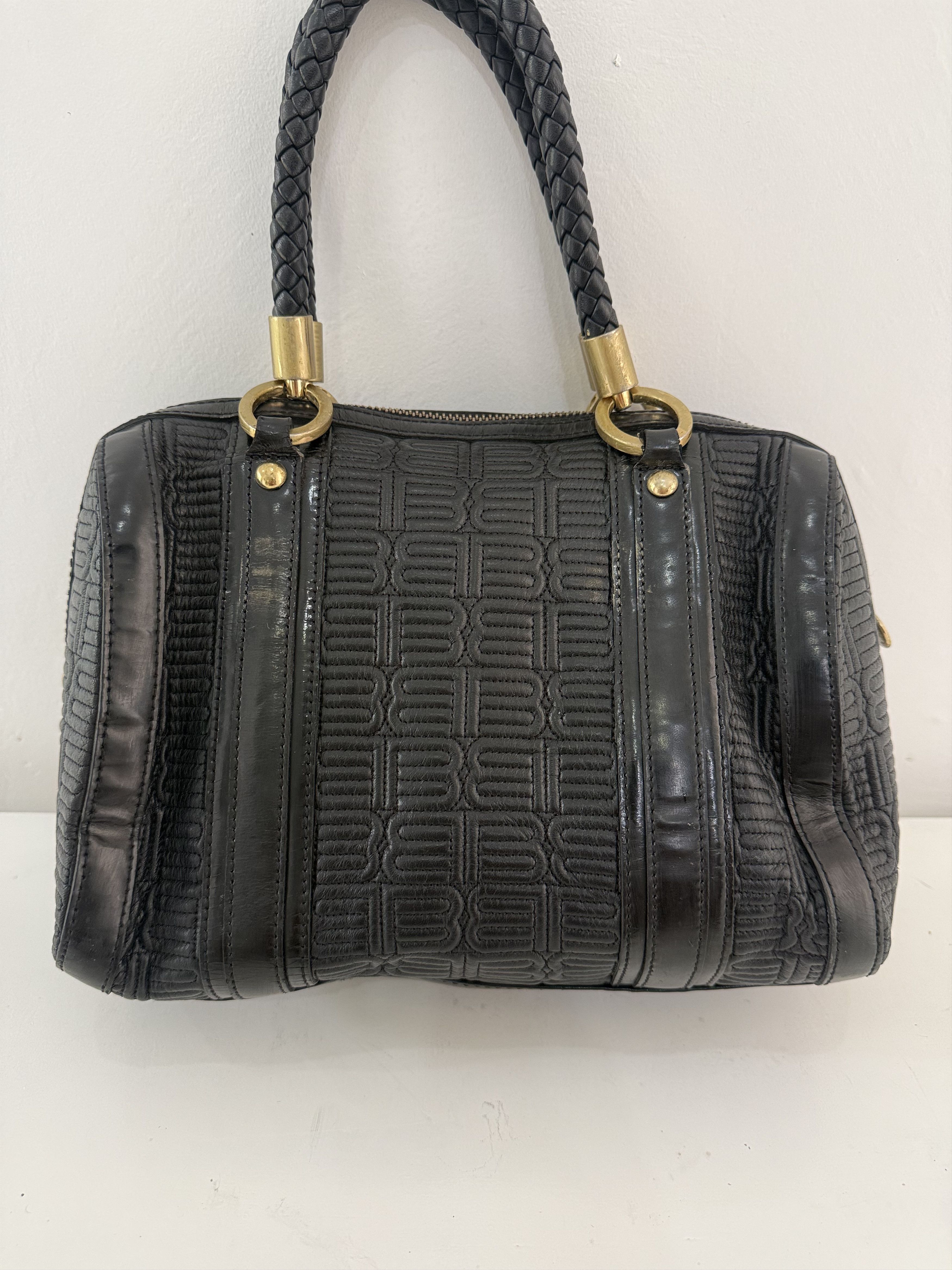 Balenciaga Balenciaga - Vintage Mini Leather Quilted Boston Bag Size ONE SIZE - 7 Thumbnail