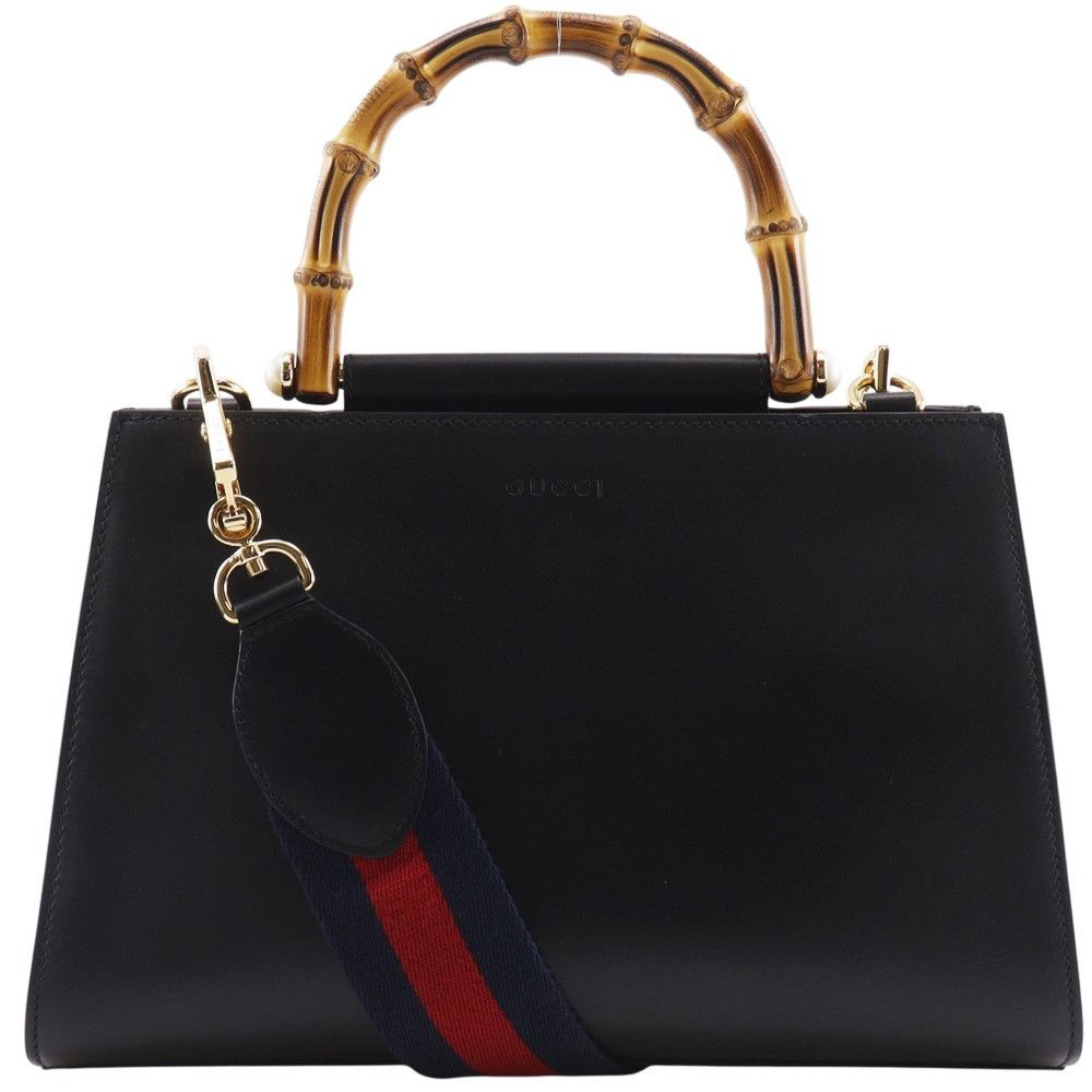 Gucci Gucci Gucci Nymphaea Calf 2way Bag Leather Handbag 459076 DUTY FREE for USA Size ONE SIZE - 1 Thumbnail