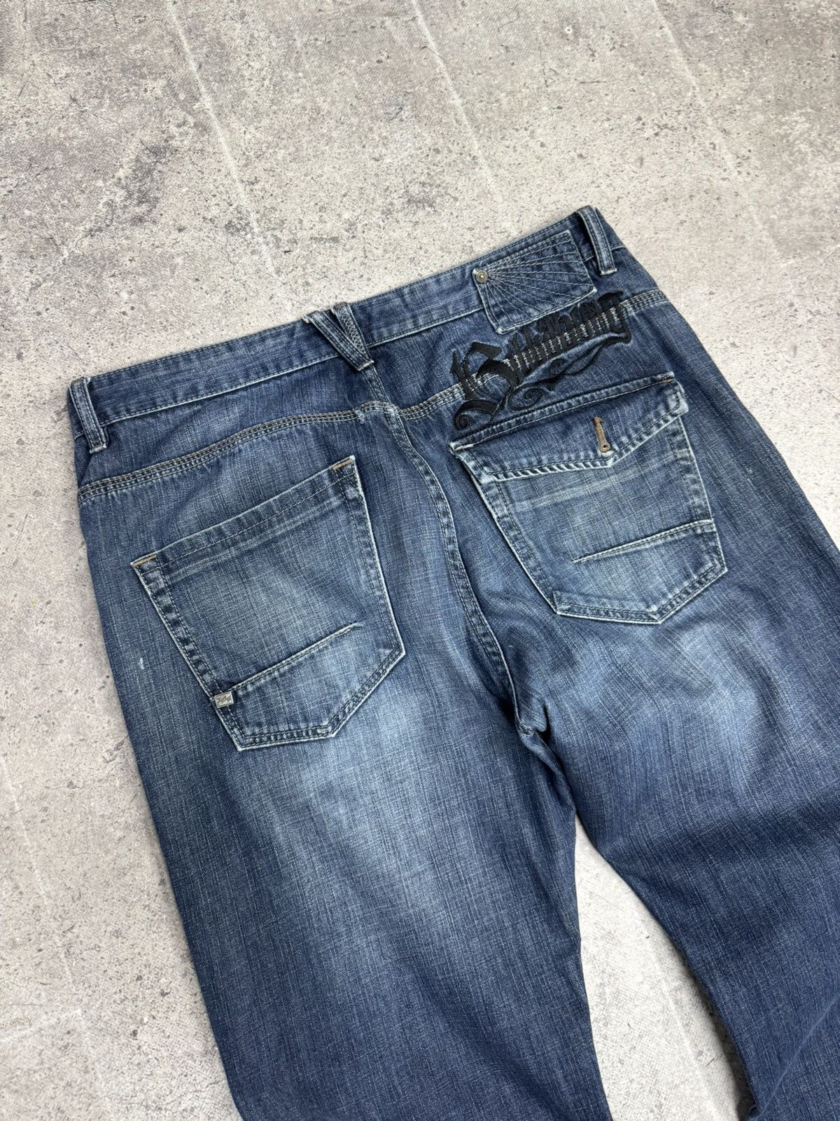 Billabong Wow😻VINTAGE CARGO MULTI-POCKET STREETWEAR FUBU DENIM EVISU Size US 34 / EU 50 - 12 Thumbnail