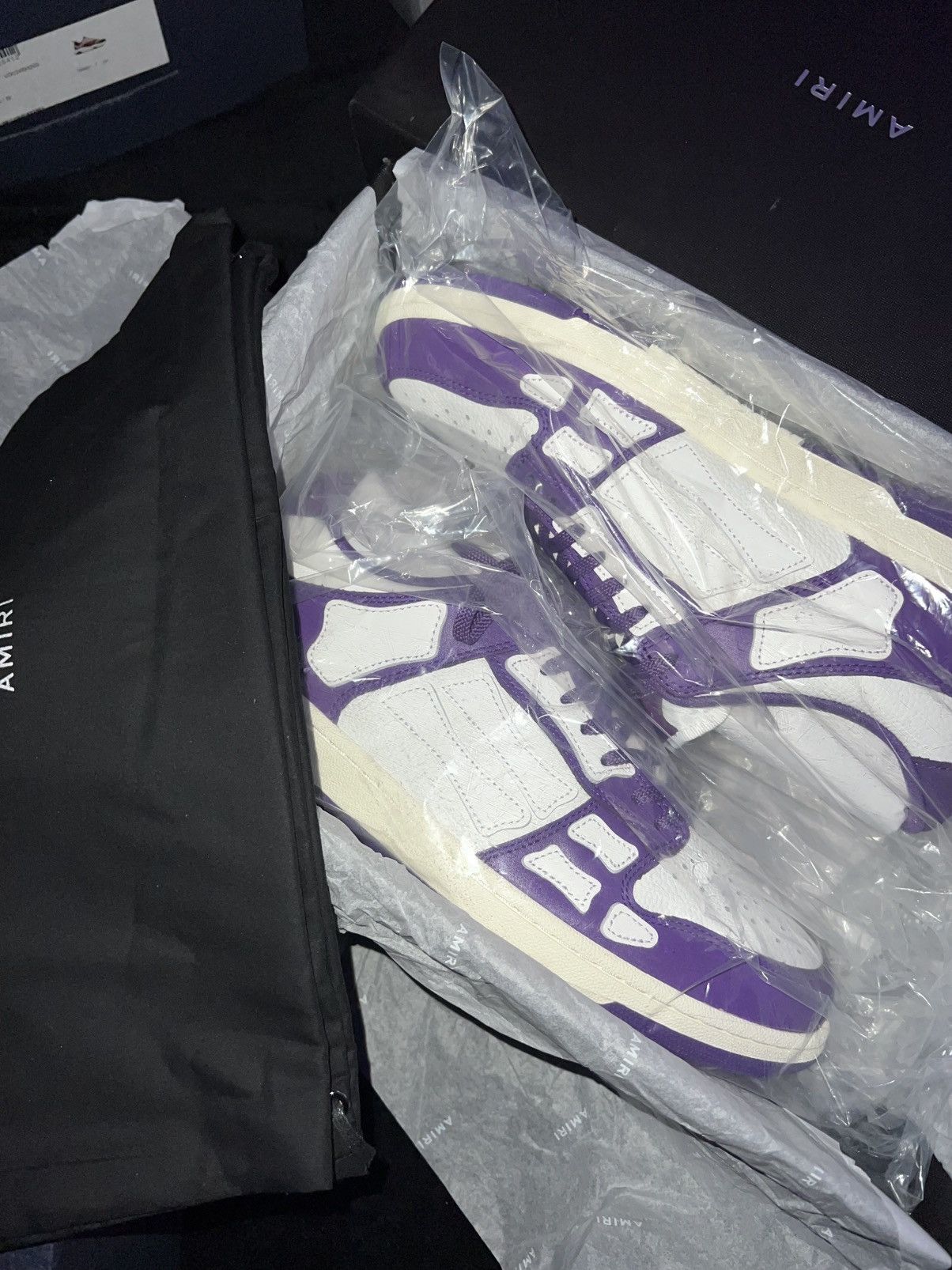 Amiri Amiri Skel Low-Top “Purple” BNWT Size US 11 / EU 44 - 2 Thumbnail