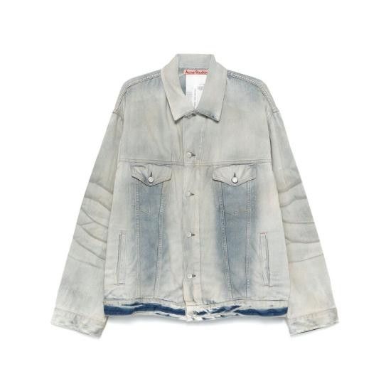 Acne Studios ACNE STUDIOS Men Denim Jackets C90191 LGBLU BLUE Size US L / EU 52-54 / 3 - 1 Thumbnail